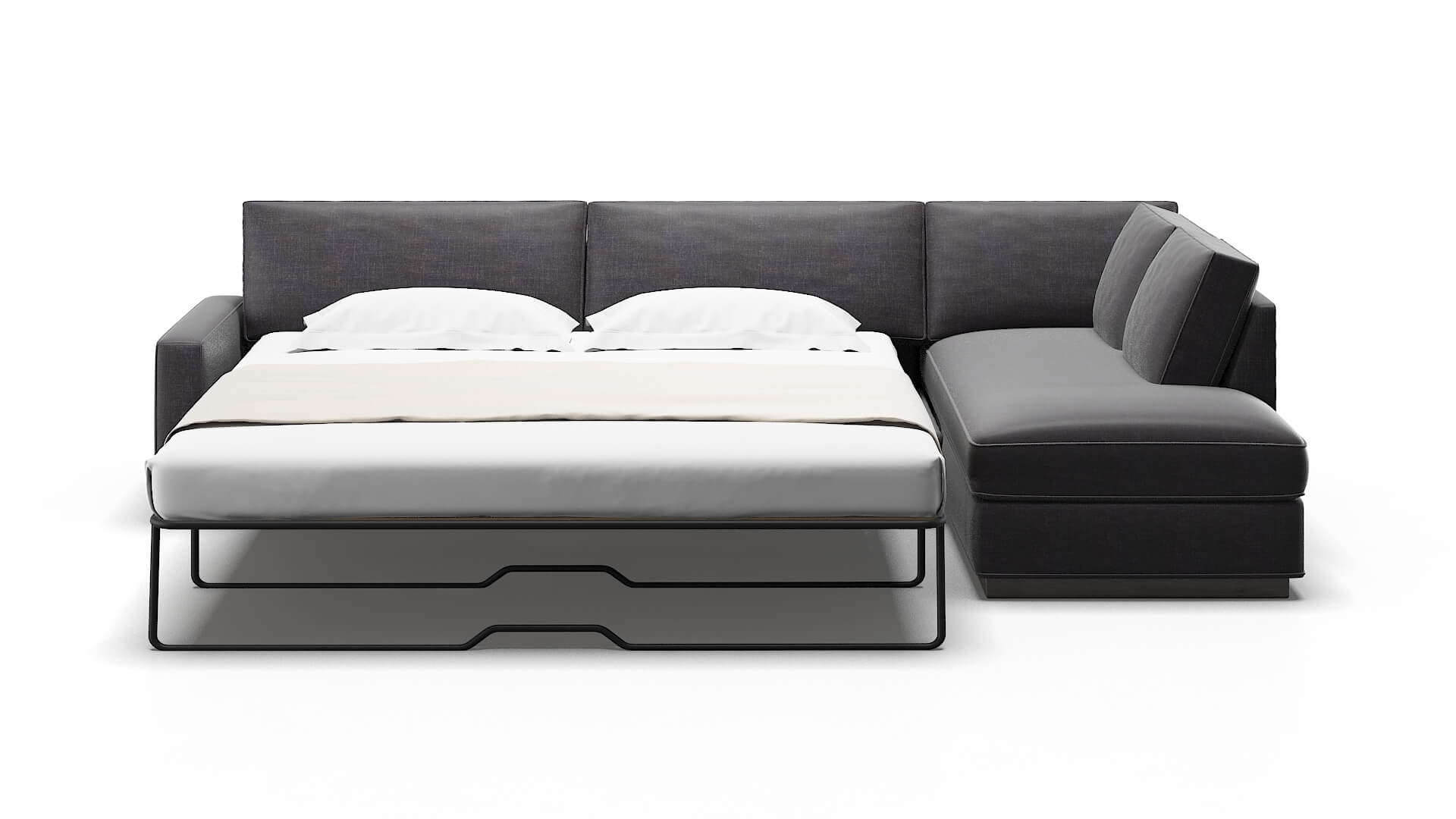 Alton Venus Onyx Panel Sleeper Espresso legs 1