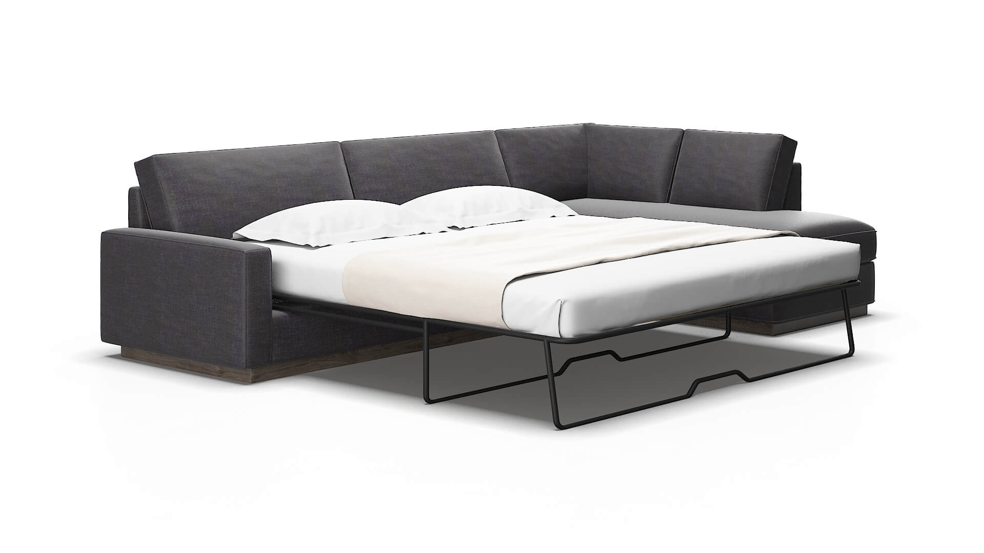 Alton Venus Onyx Panel Sleeper Espresso legs 2