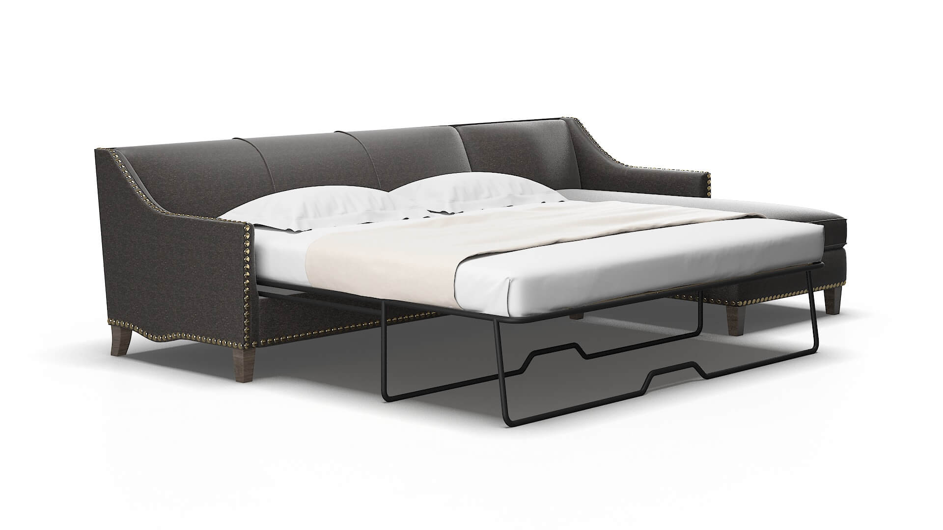 Amsterdam Avenger Denim Panel Sleeper Espresso legs 2