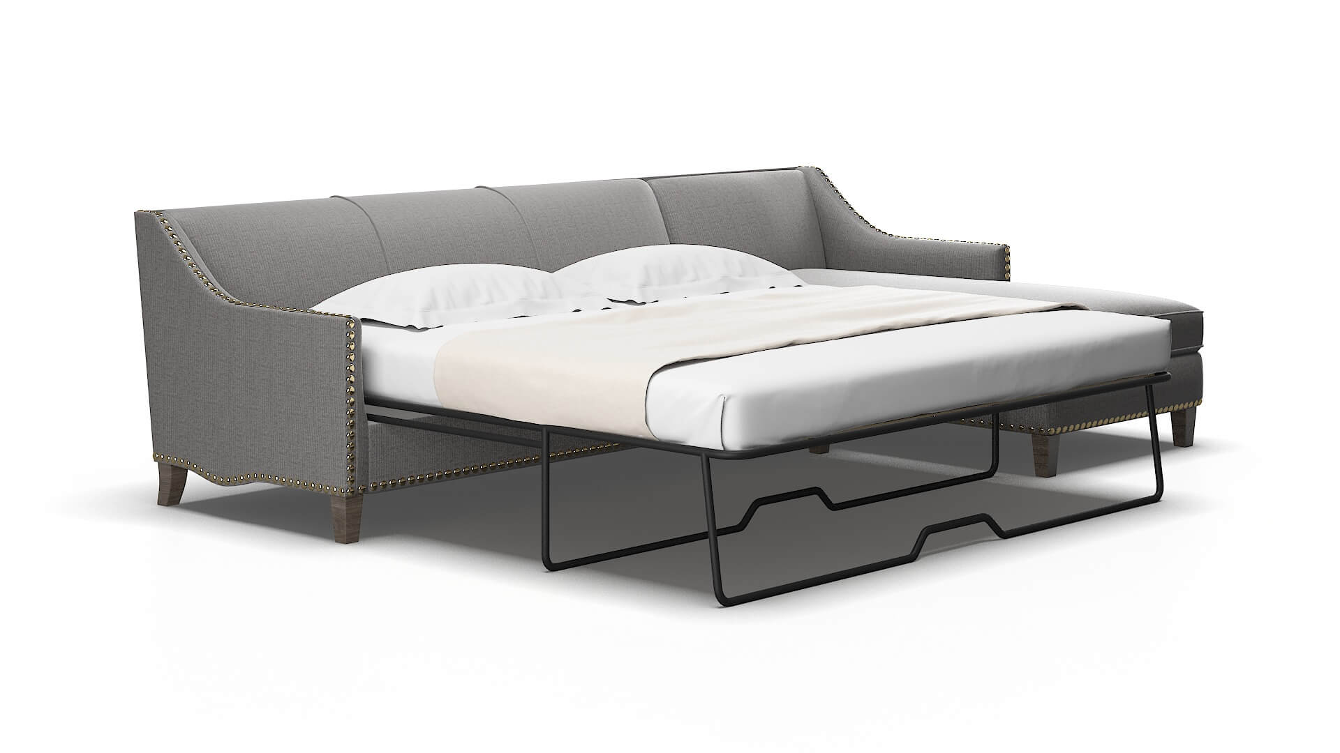 Amsterdam Avenger zinc Panel sleeper Espresso Legs  2