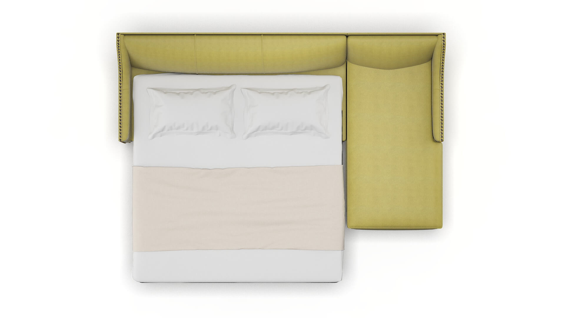 Amsterdam Bella Apple Panel Sleeper Espresso legs 3