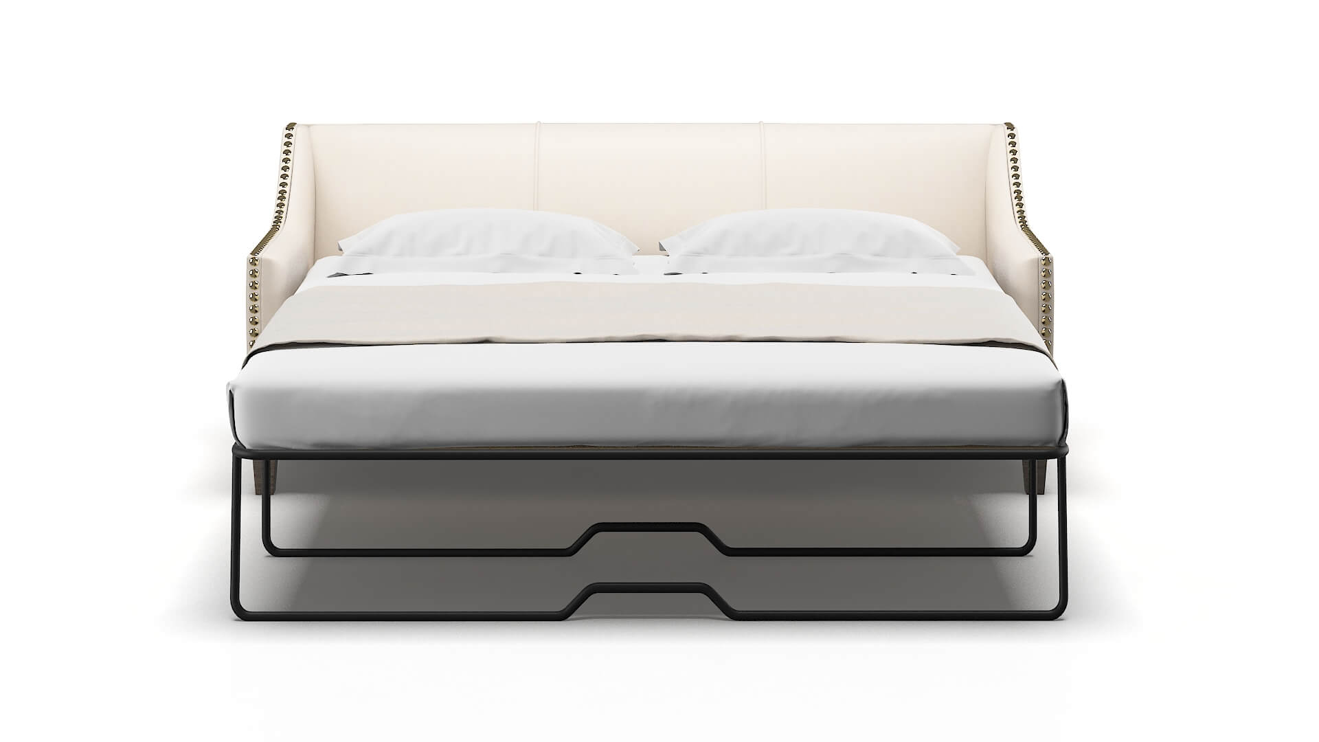 Amsterdam Bella Buckwheat Sofa Sleeper Espresso legs 1