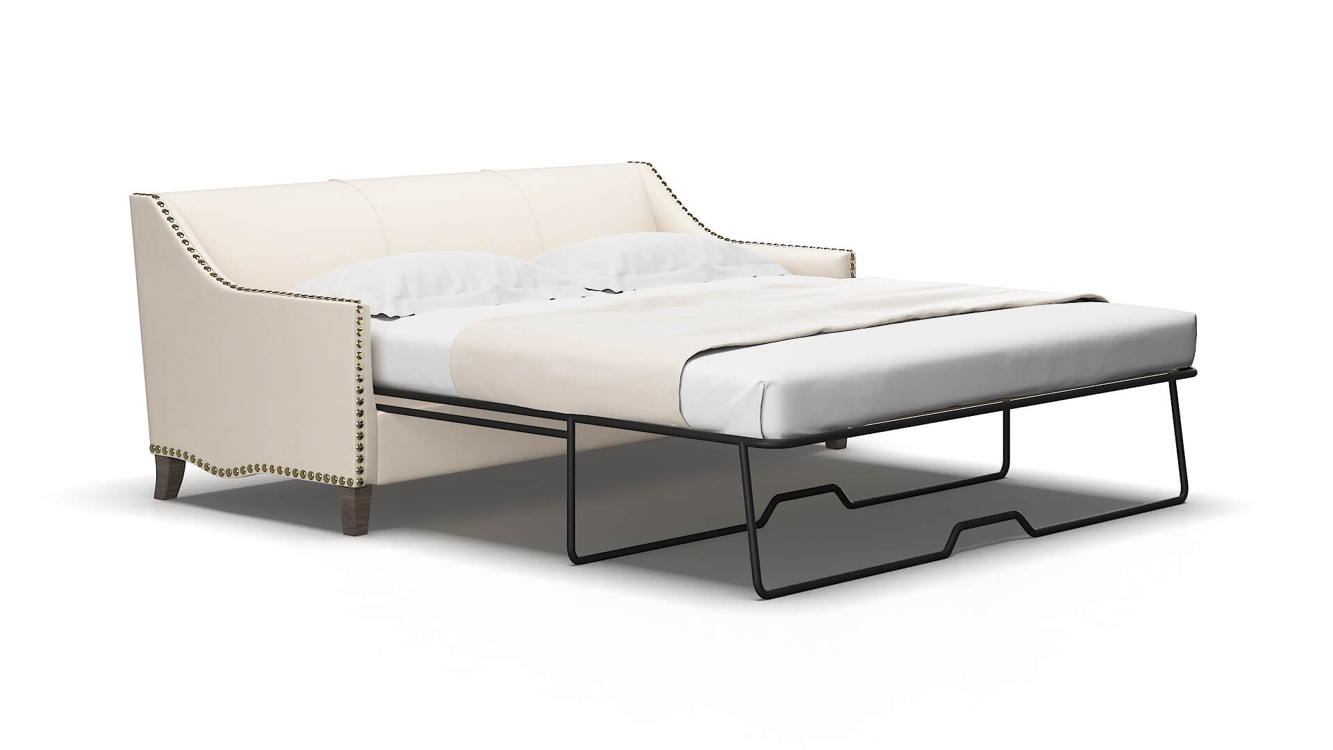 Amsterdam Bella buckwheat Sofa sleeper Espresso Legs  2