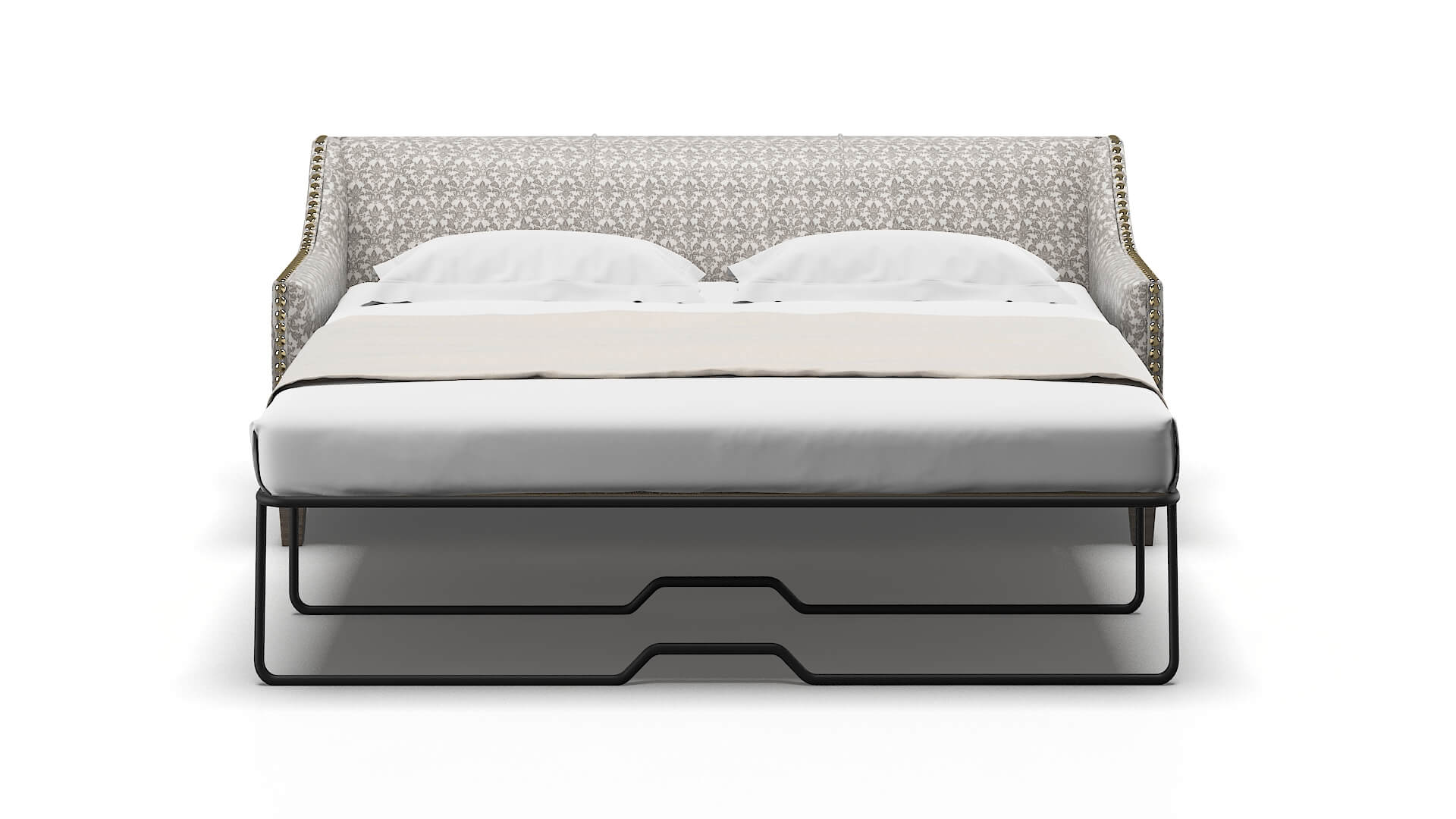 Amsterdam Bergamo Dove Sofa Sleeper Espresso legs 1