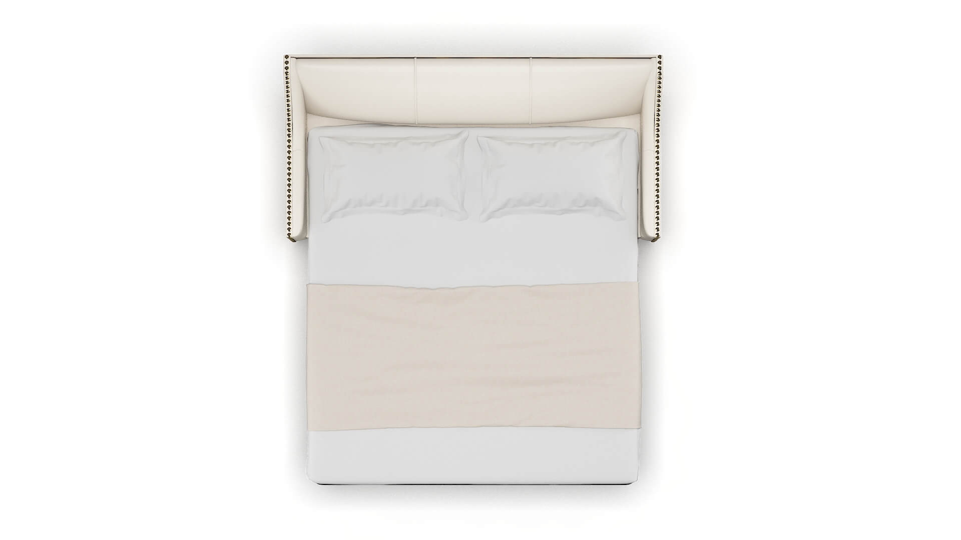 Amsterdam Blanche Milky Sofa Sleeper Espresso legs 3