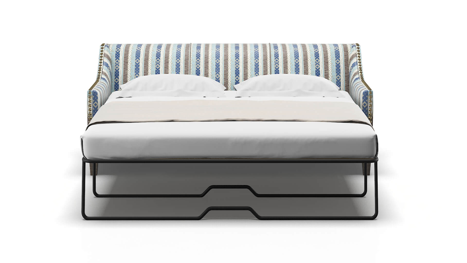 Amsterdam Bodhi Indigo Sofa Sleeper Espresso legs 1