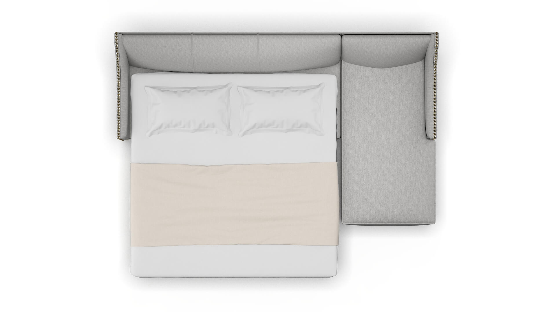 Amsterdam Bungalow Graphite Panel Sleeper Espresso legs 3