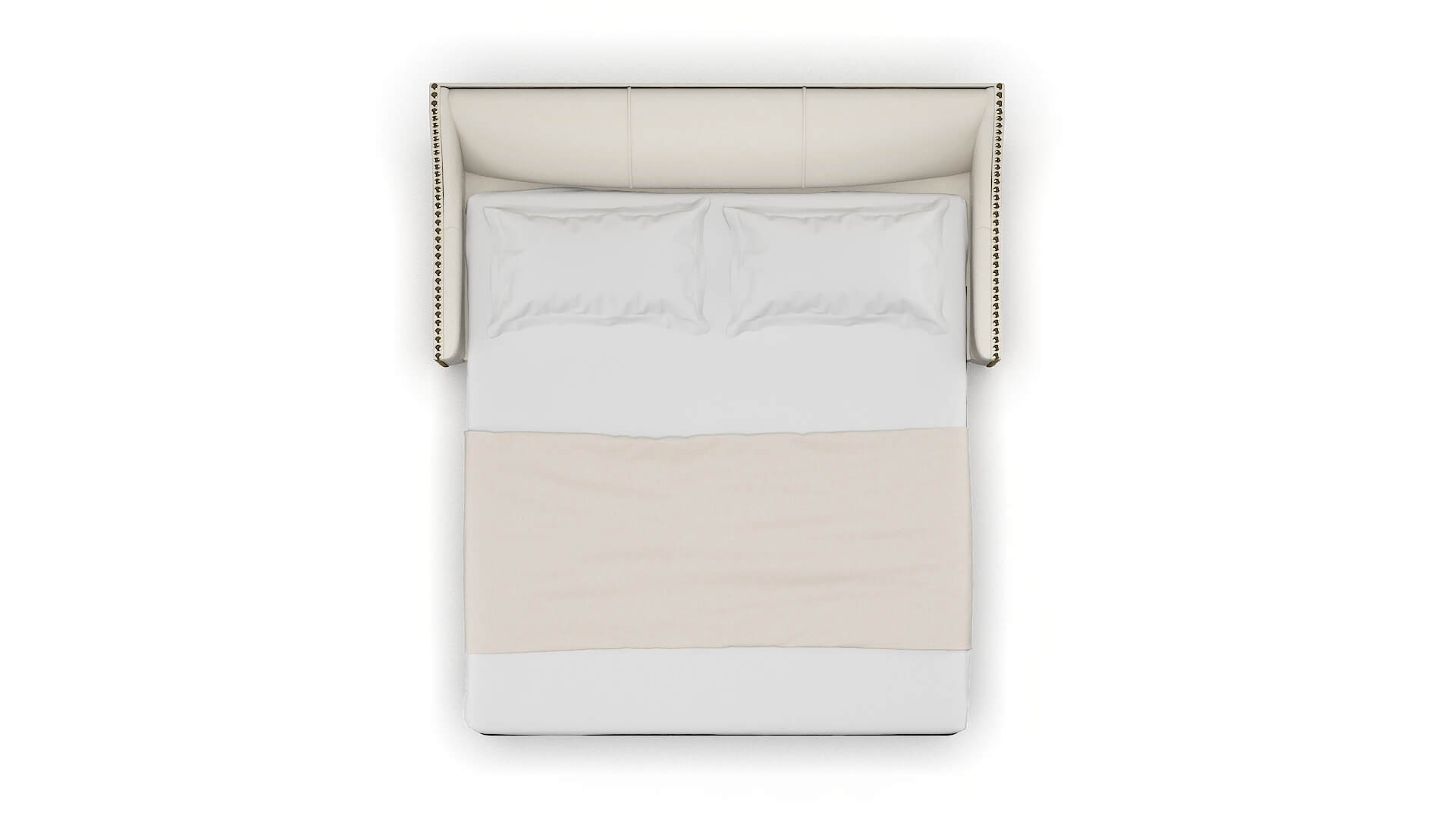 Amsterdam Bungalow Ivory Sofa Sleeper Espresso legs 3