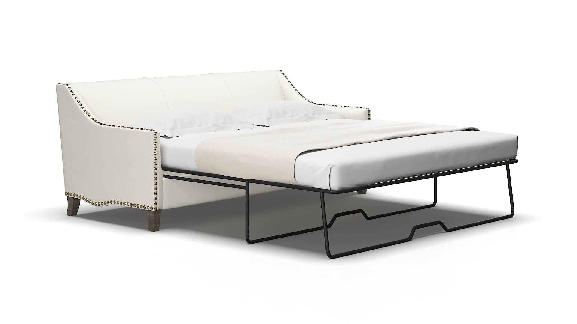 Amsterdam Chance bone Sofa sleeper Espresso Legs  2