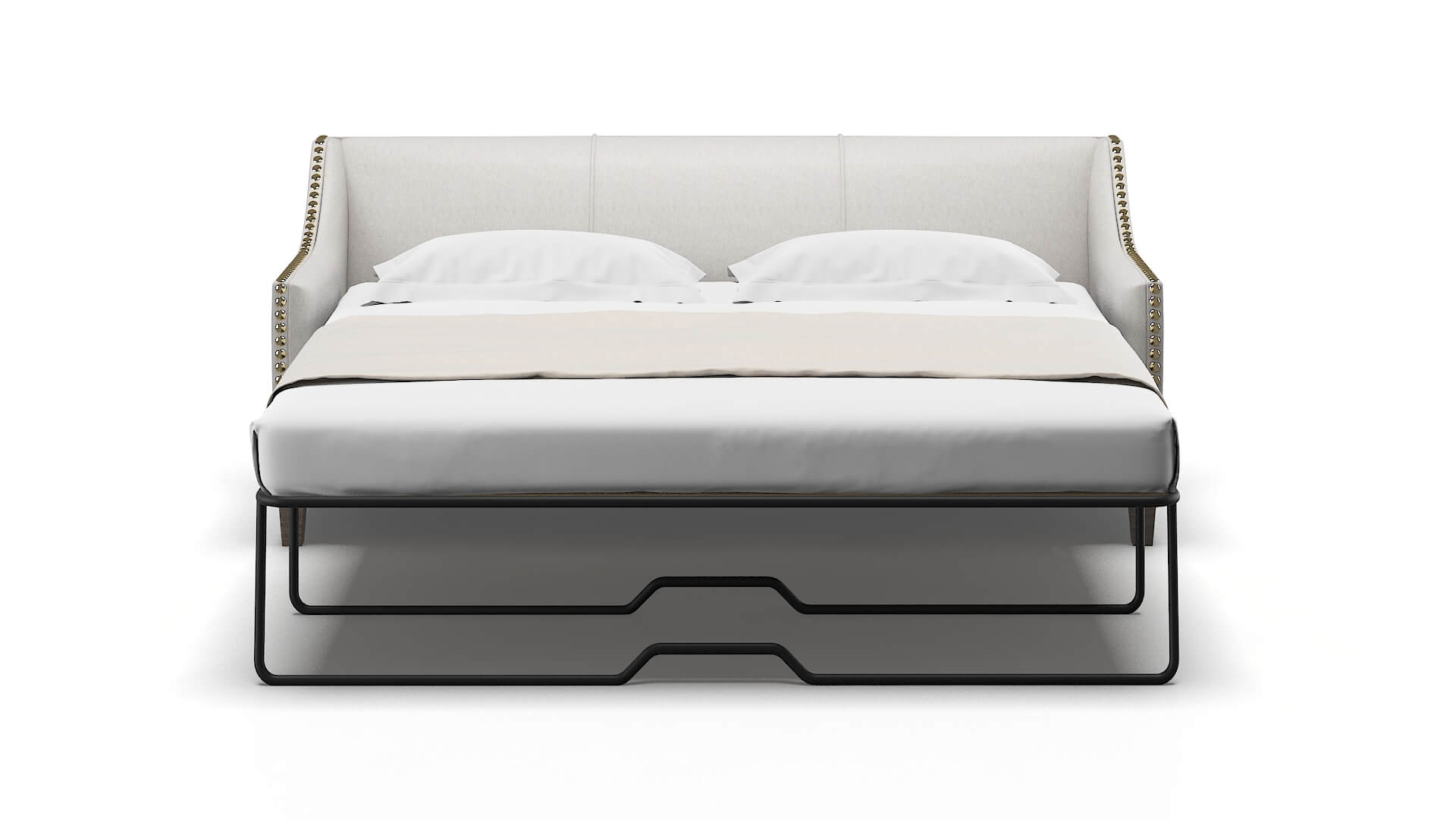 Amsterdam Cosmo Silver Sofa Sleeper Espresso legs 1