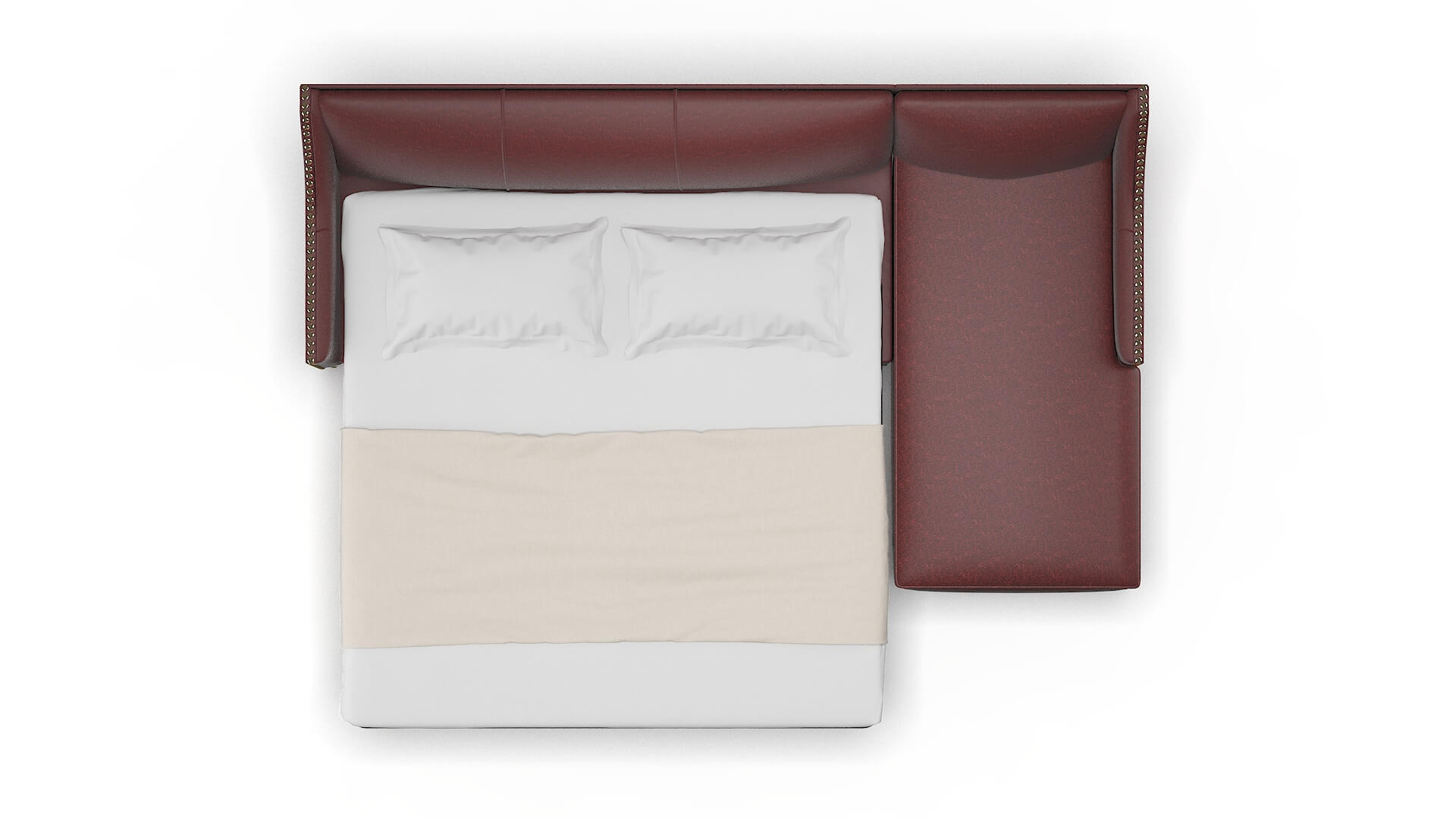 Amsterdam Derby Berry Panel Sleeper Espresso legs 3