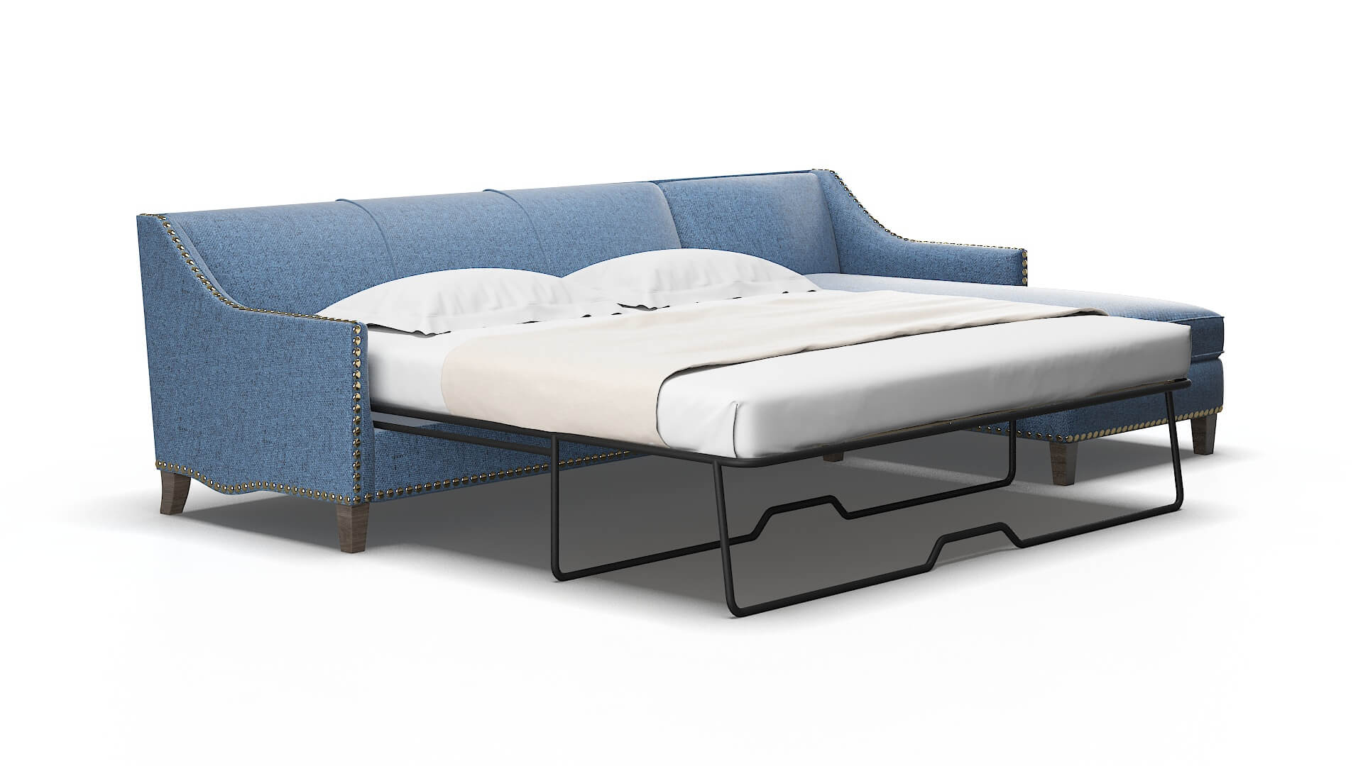 Amsterdam Derby navy Panel sleeper Espresso Legs  2