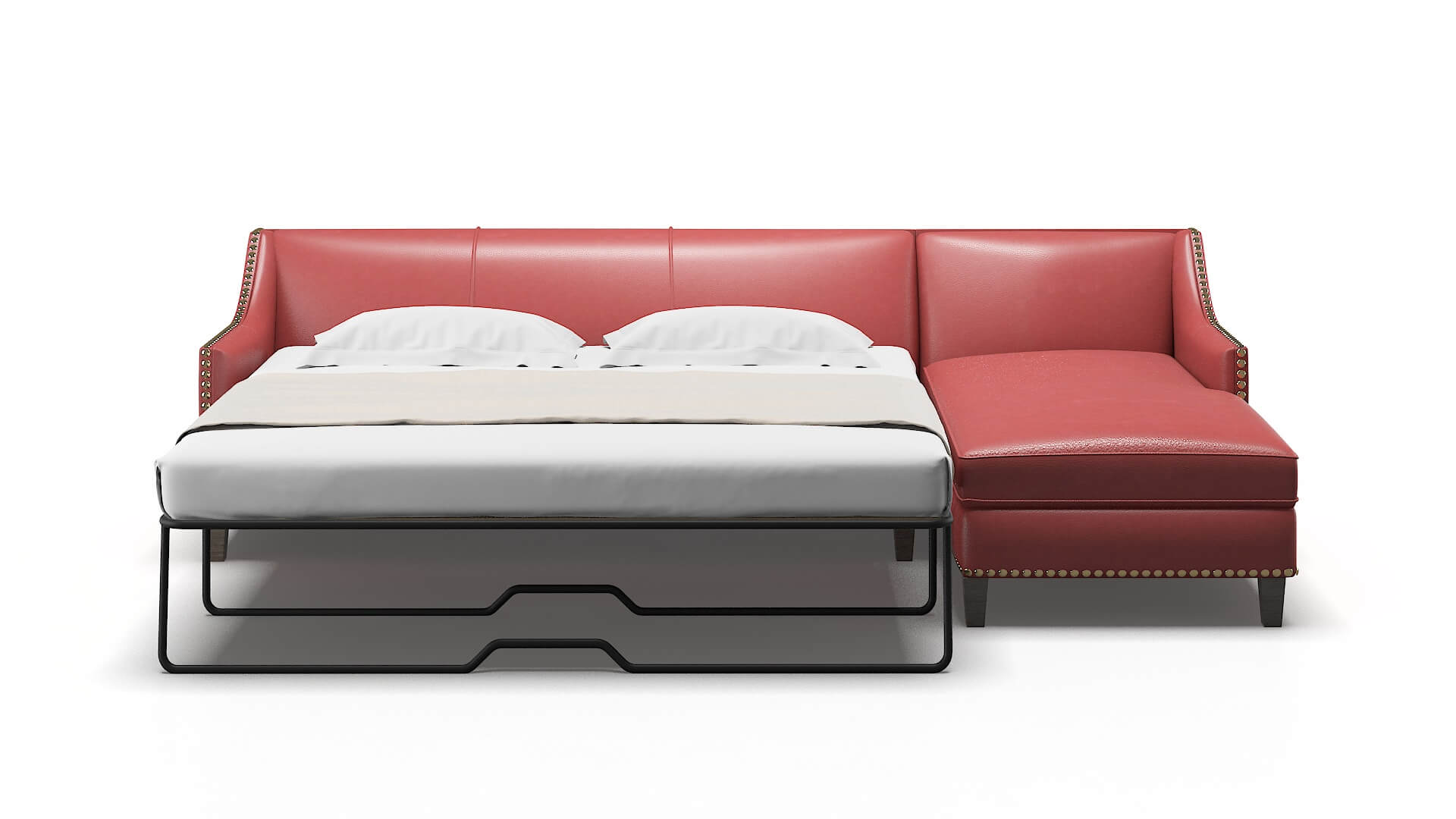 Amsterdam Dillion Cordovan Panel Sleeper Espresso legs 1