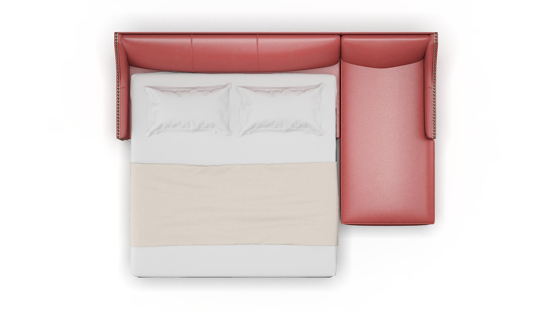 Amsterdam Dillion Cordovan Panel Sleeper Espresso legs 3