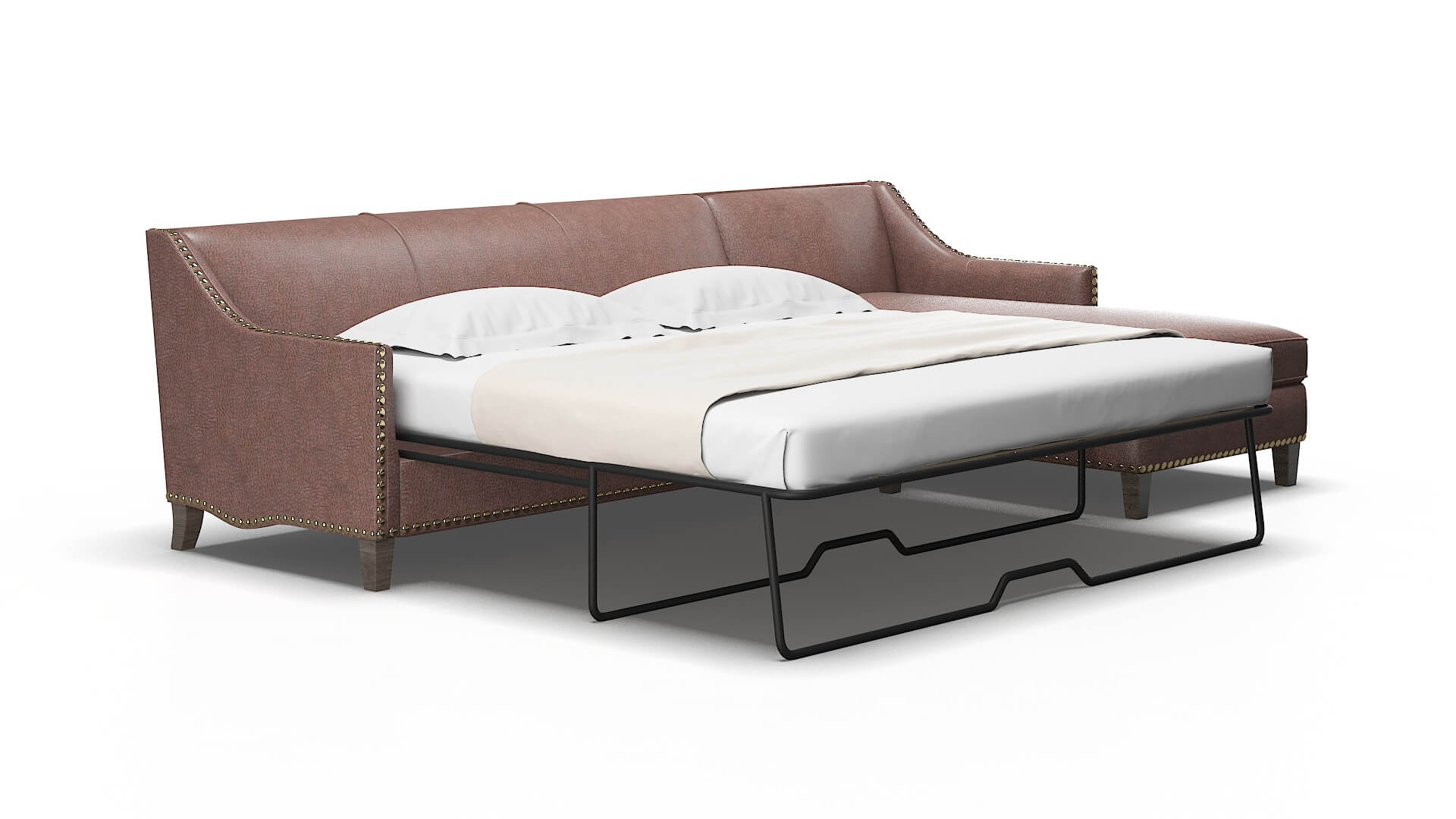 Amsterdam Ford brown Panel sleeper Espresso Legs  2