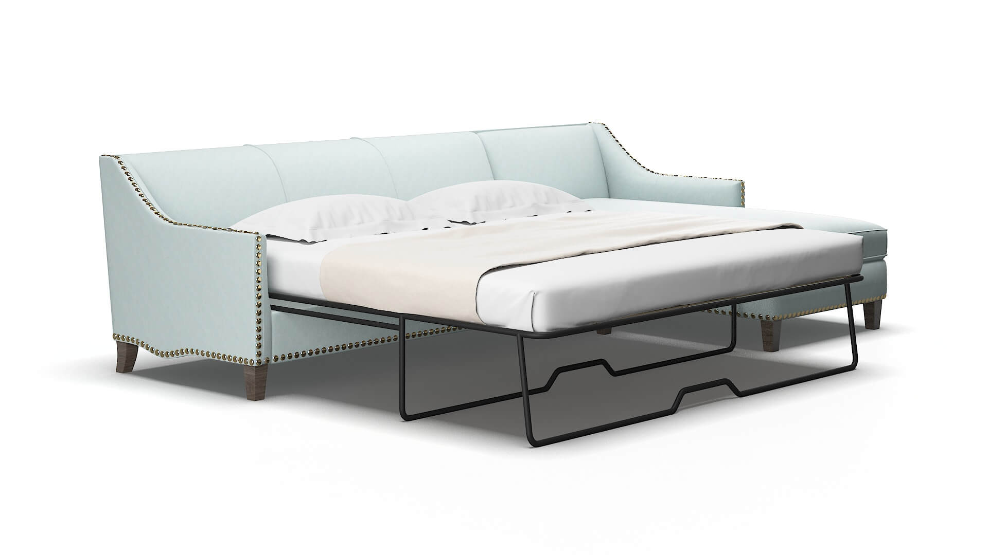 Amsterdam Hepburn peridot Panel sleeper Espresso Legs  2
