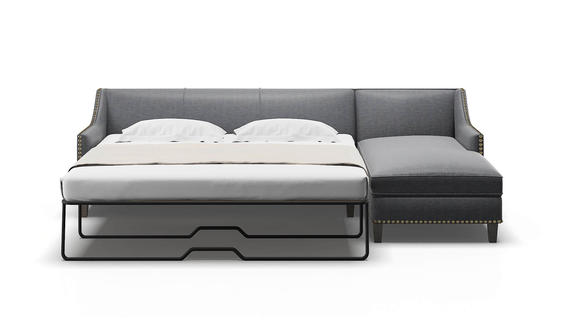 Amsterdam Keylargo Graphite Panel Sleeper Espresso legs 1