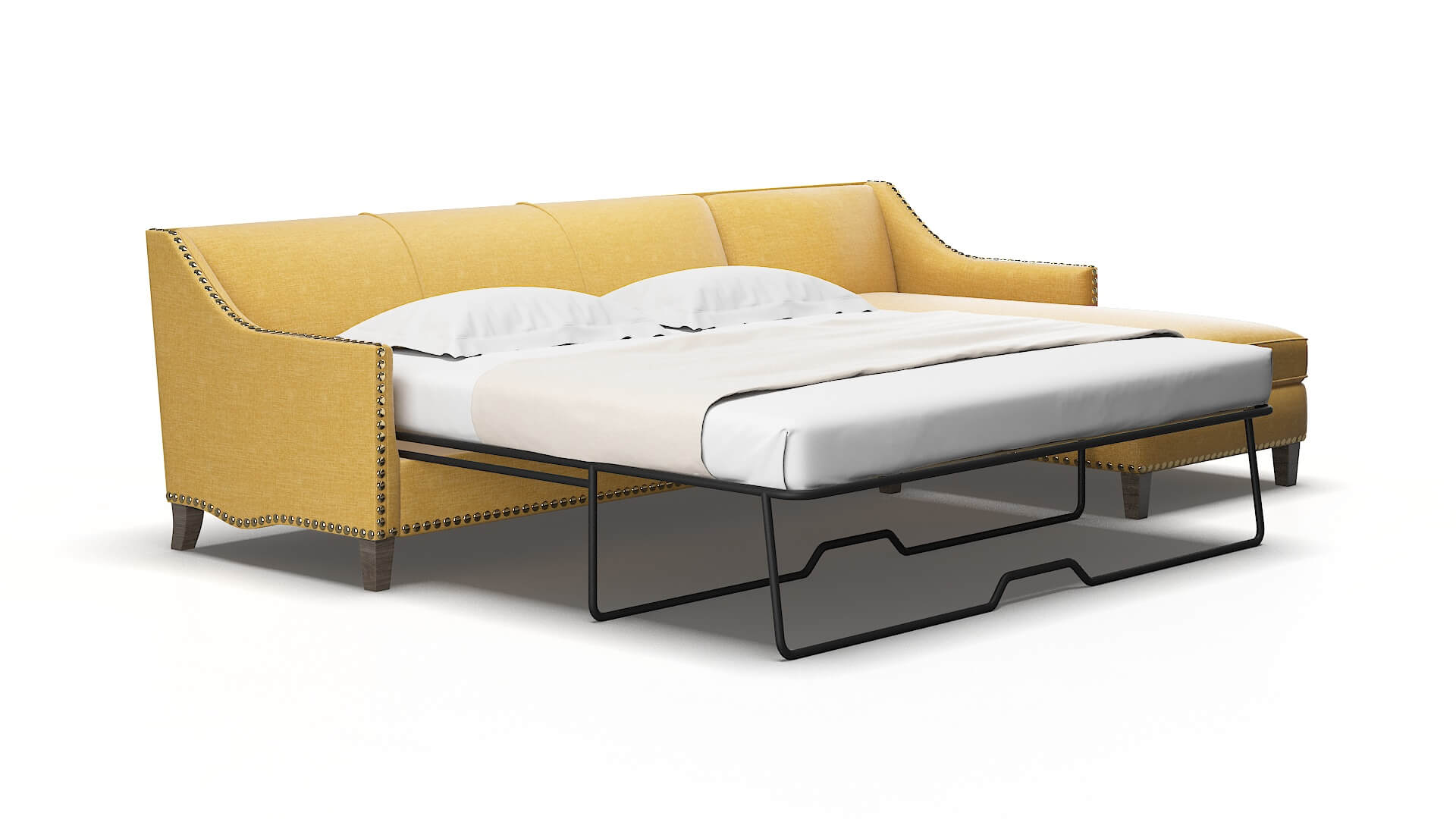 Amsterdam Keylargo honey Panel sleeper Espresso Legs  2