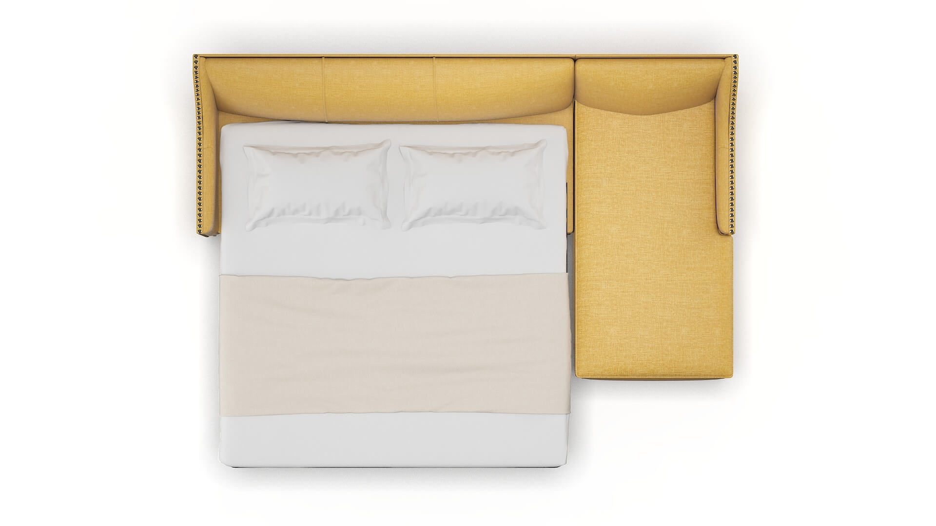 Amsterdam Keylargo Honey Panel Sleeper Espresso legs 3