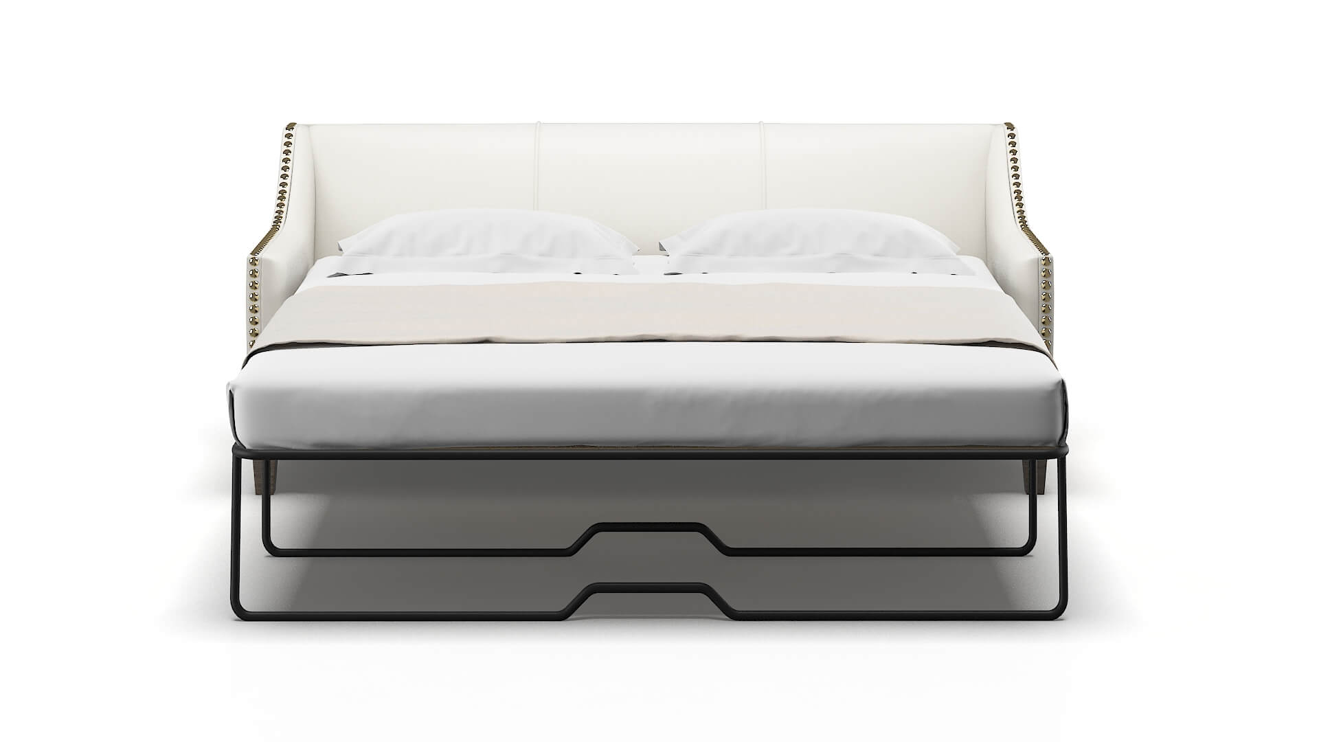 Amsterdam Keylargo Oatmeal Sofa Sleeper Espresso legs 1