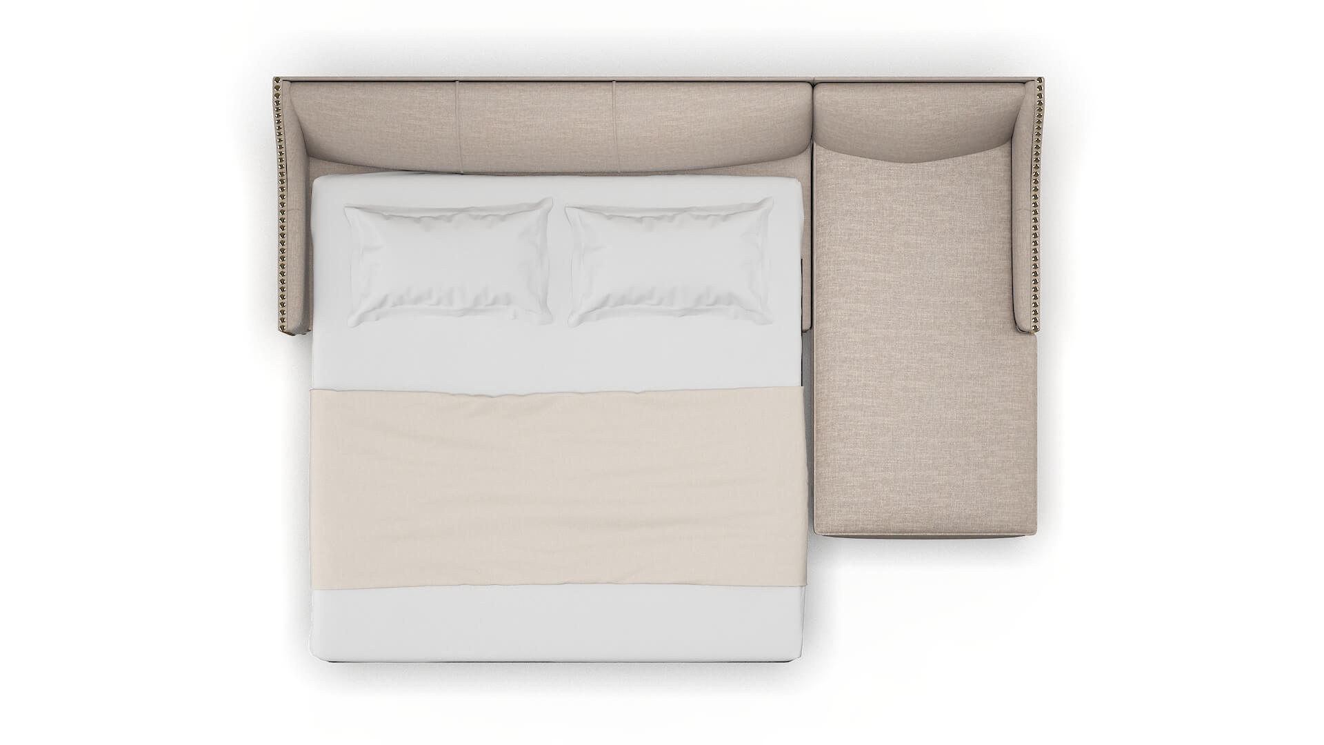 Amsterdam Keylargo Pumice Panel Sleeper Espresso legs 3