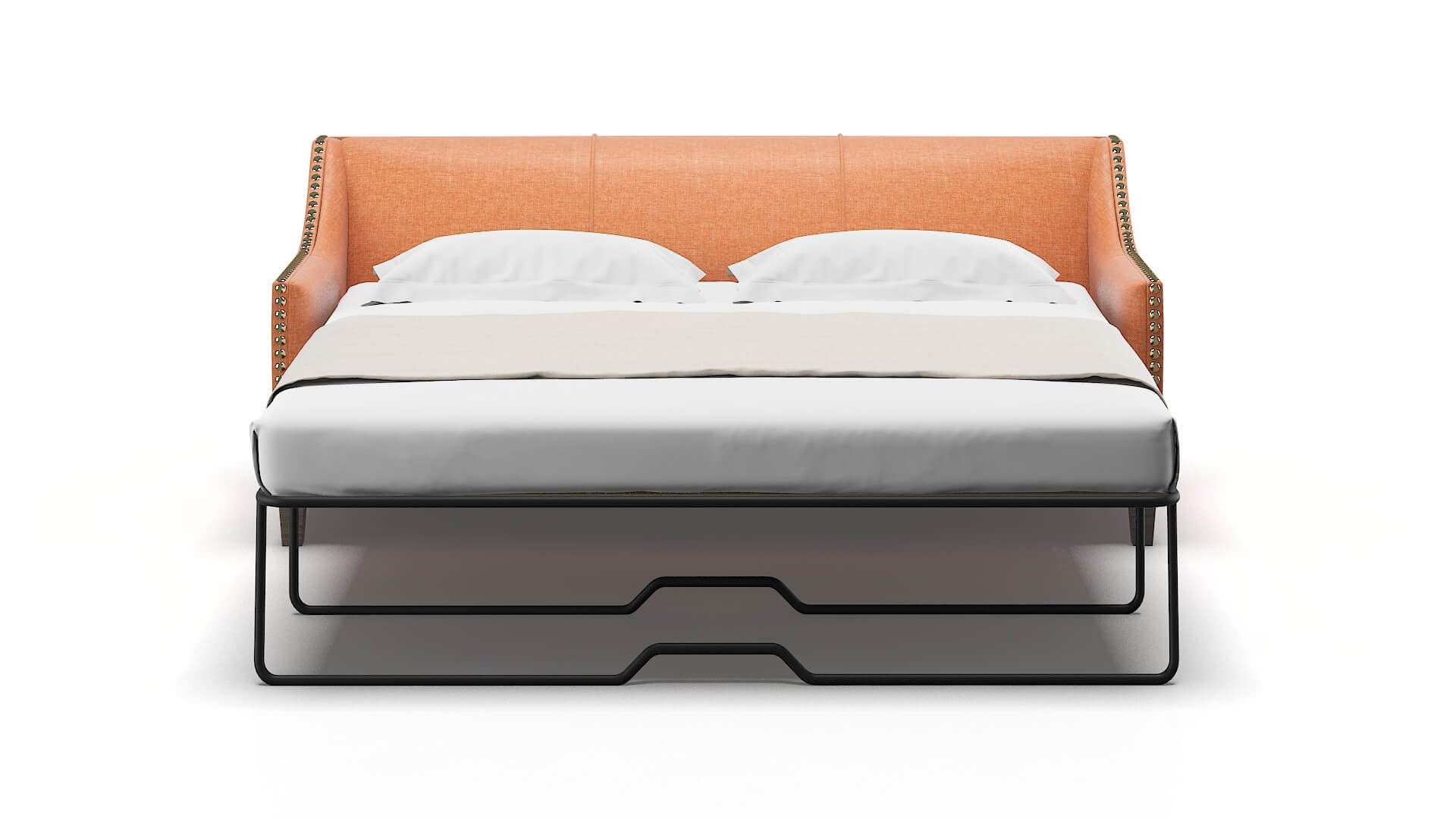 Amsterdam Keylargo Terracotta Sofa Sleeper Espresso legs 1