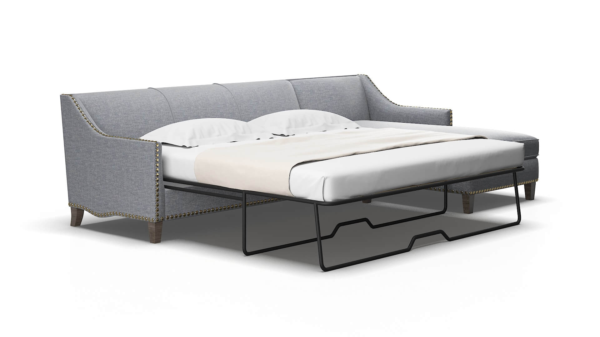 Amsterdam Lana Ash Panel Sleeper Espresso legs 2