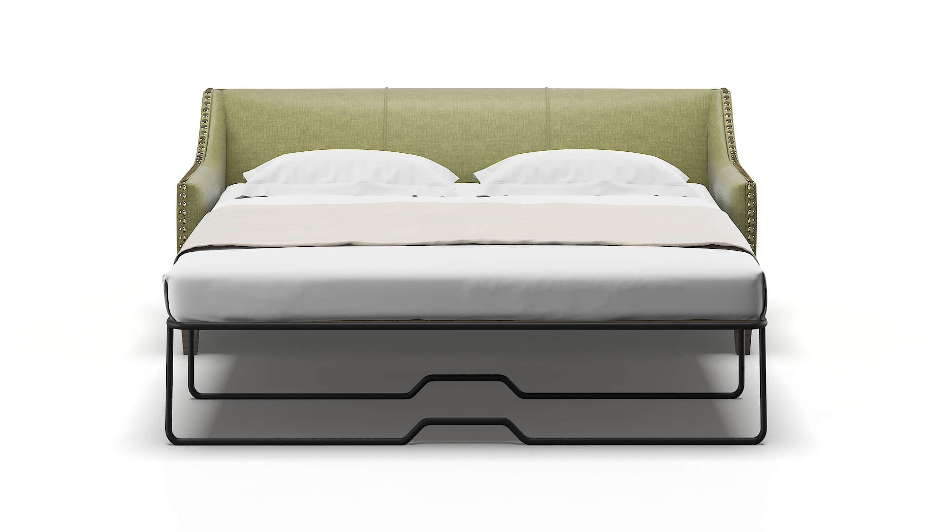 Amsterdam Leslie Lawn Sofa Sleeper Espresso legs 1