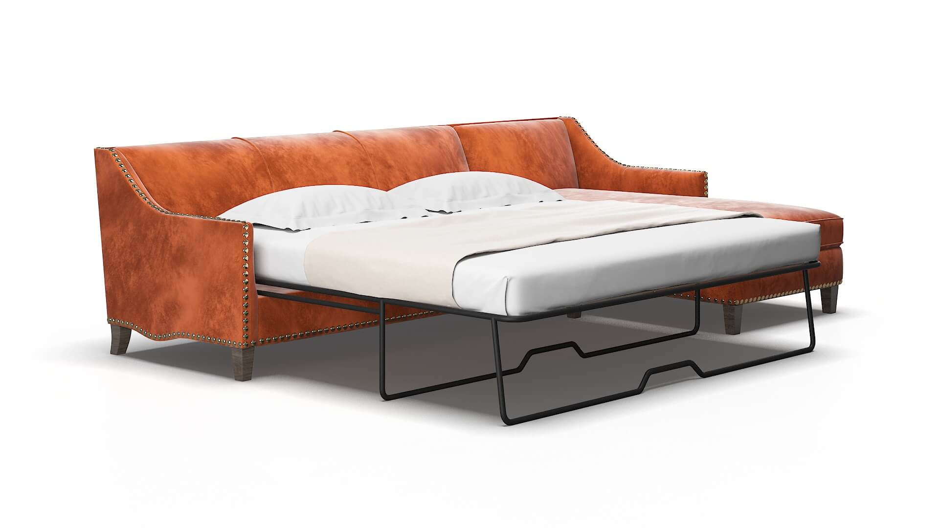 Amsterdam Loft Copper Panel Sleeper Espresso legs 2