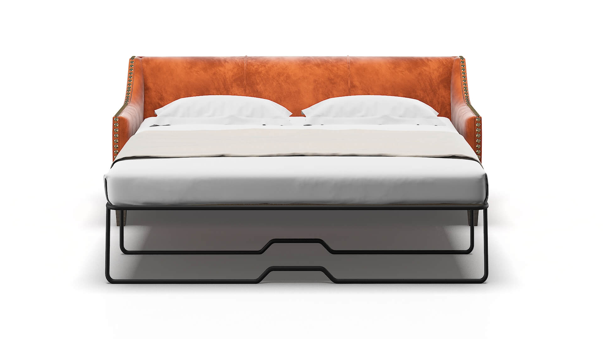 Amsterdam Loft Copper Sofa Sleeper Espresso legs 1