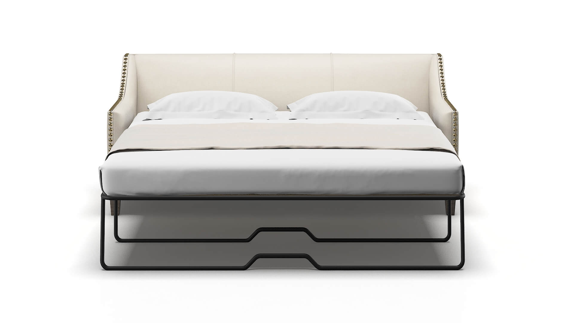 Amsterdam Malibu Linen Sofa Sleeper Espresso legs 1