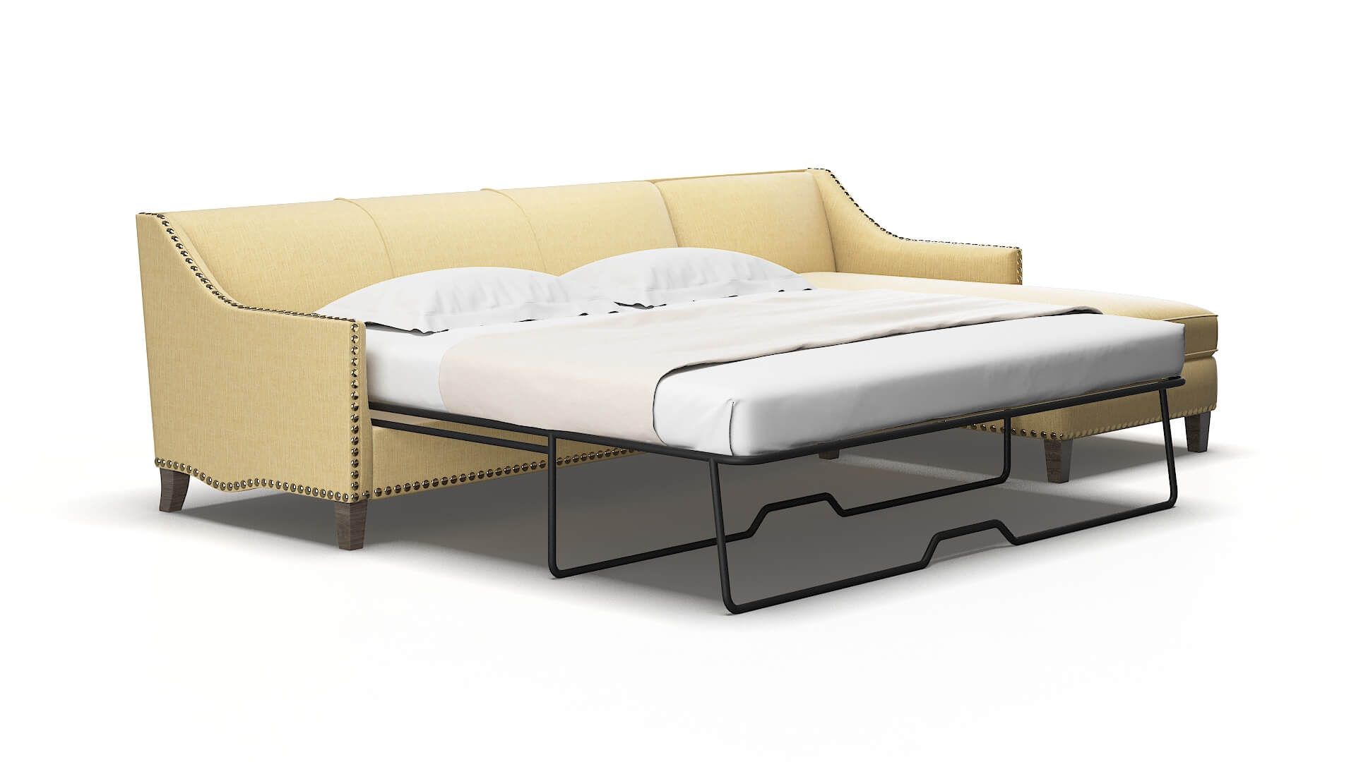 Amsterdam Malibu maize Panel sleeper Espresso Legs  2
