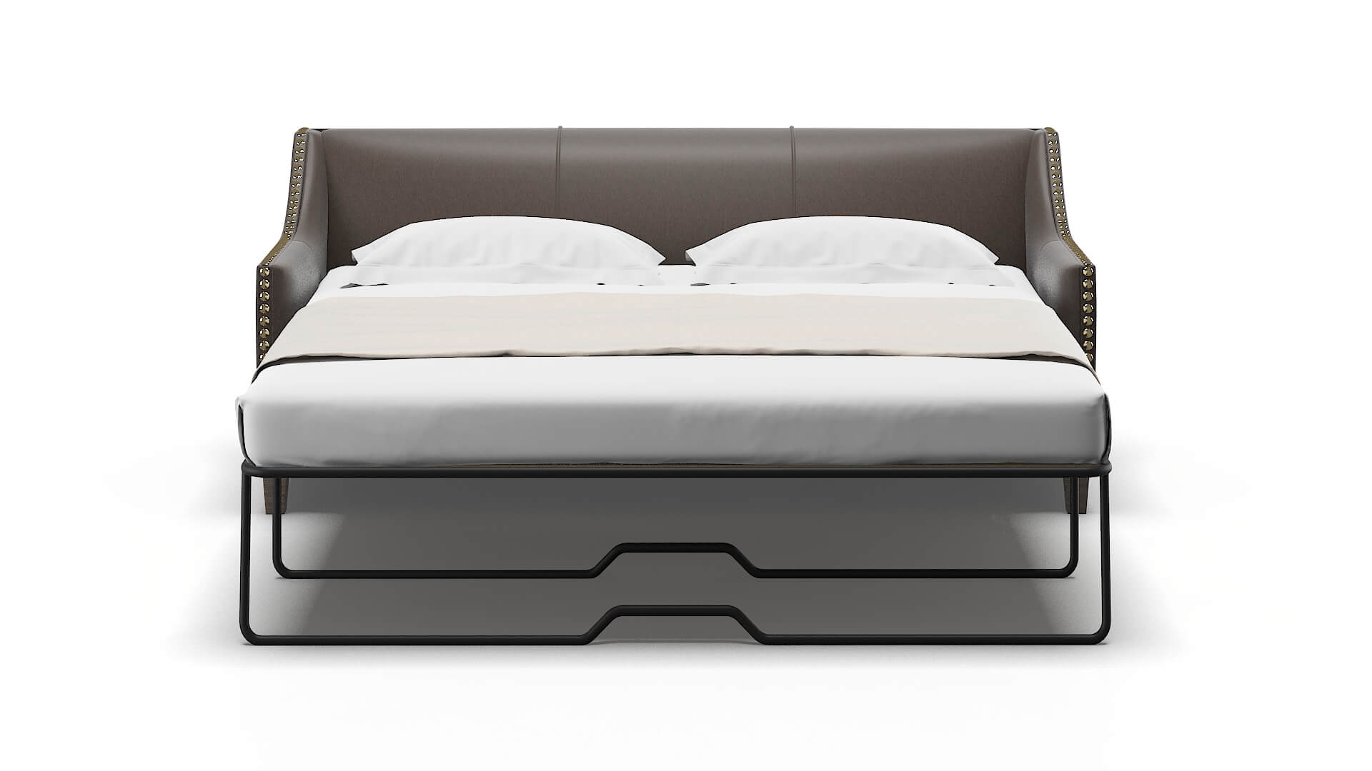 Amsterdam Naples Graphite Sofa Sleeper Espresso legs 1