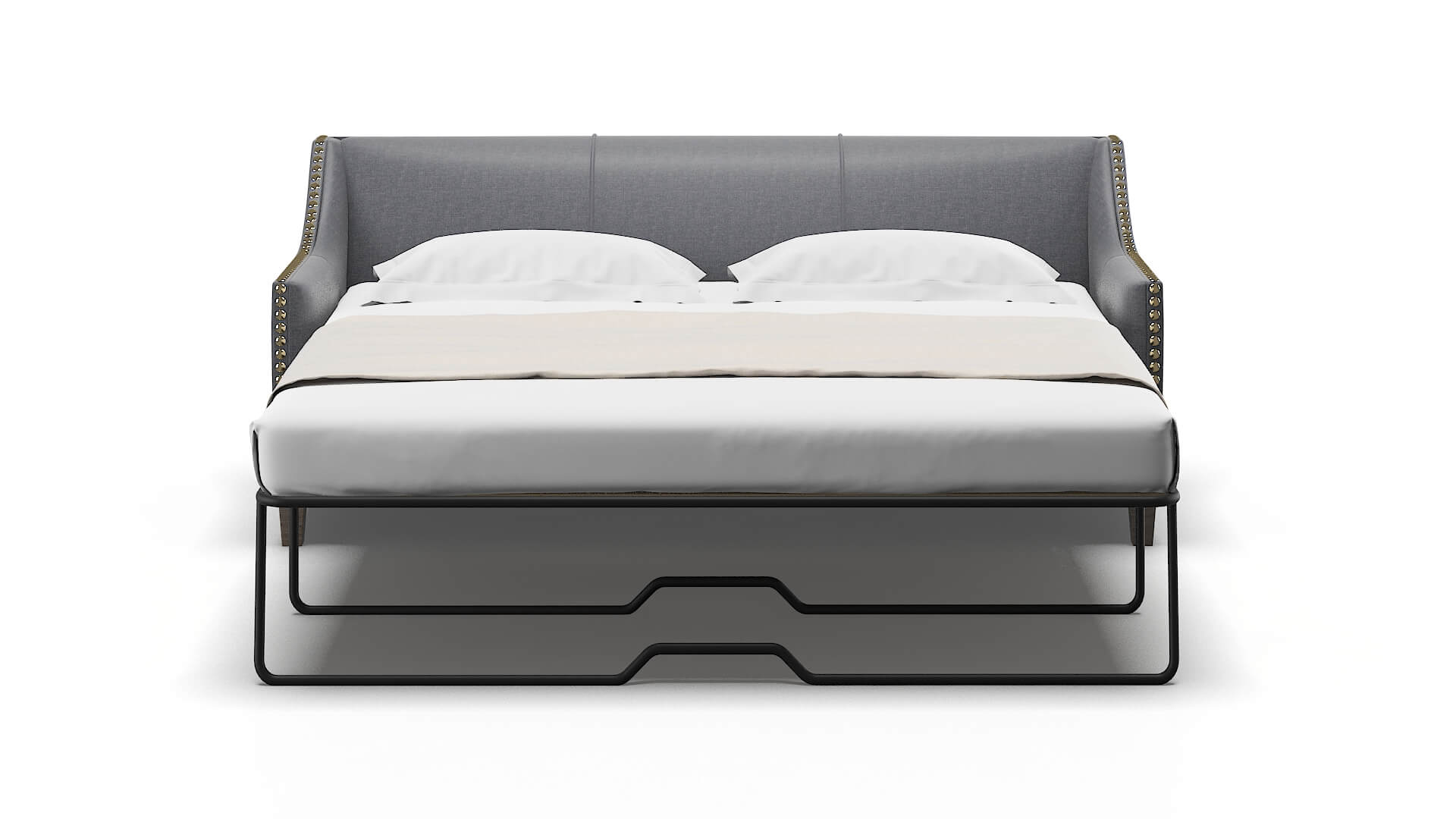 Amsterdam Notion Graphite Sofa Sleeper Espresso legs 1