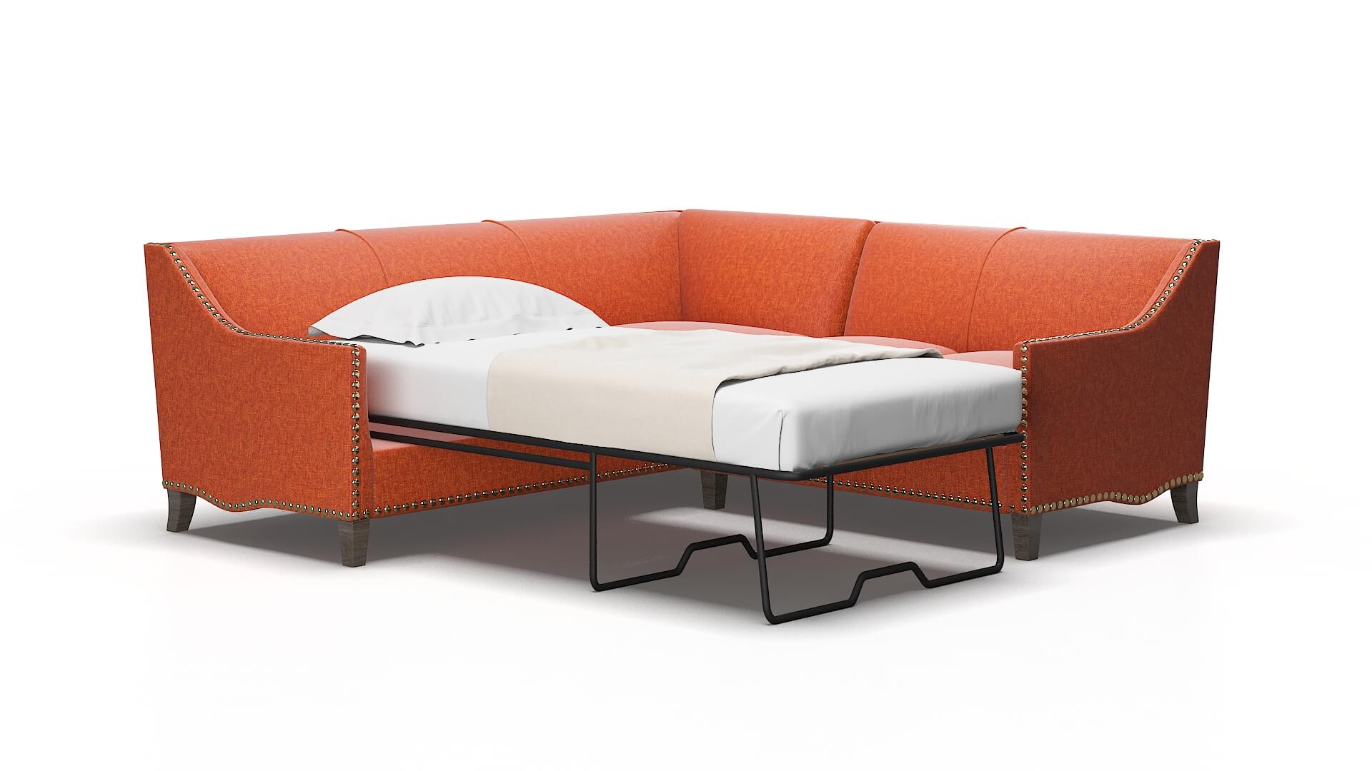 Amsterdam Notion Tang Sectional Sleeper espresso legs 2