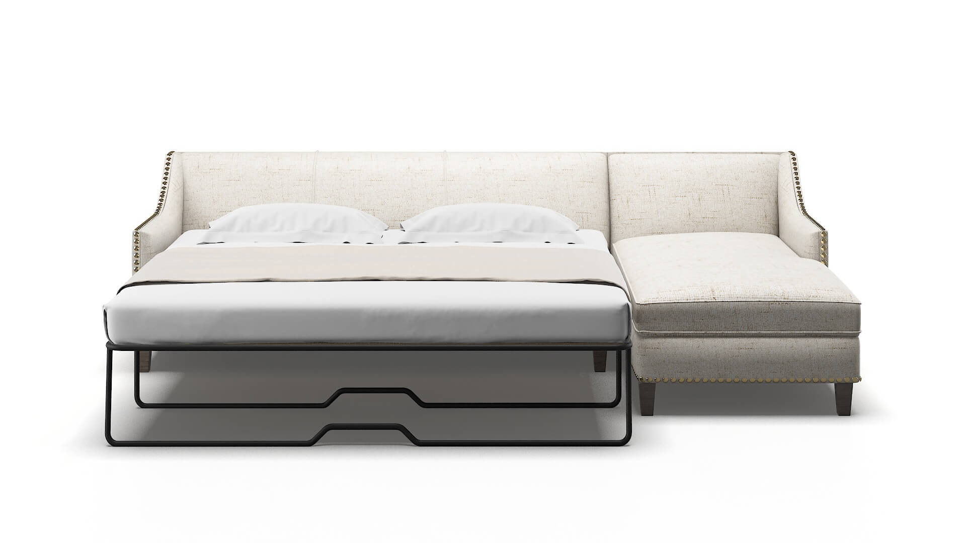 Amsterdam Oceanside Natural Panel Sleeper Espresso legs 1