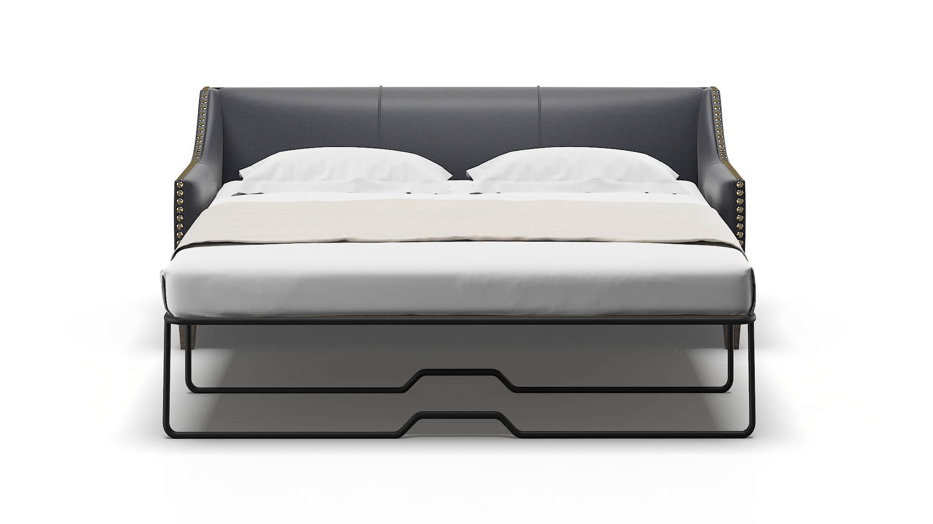 Amsterdam Parker Midnight Sofa Sleeper Espresso legs 1