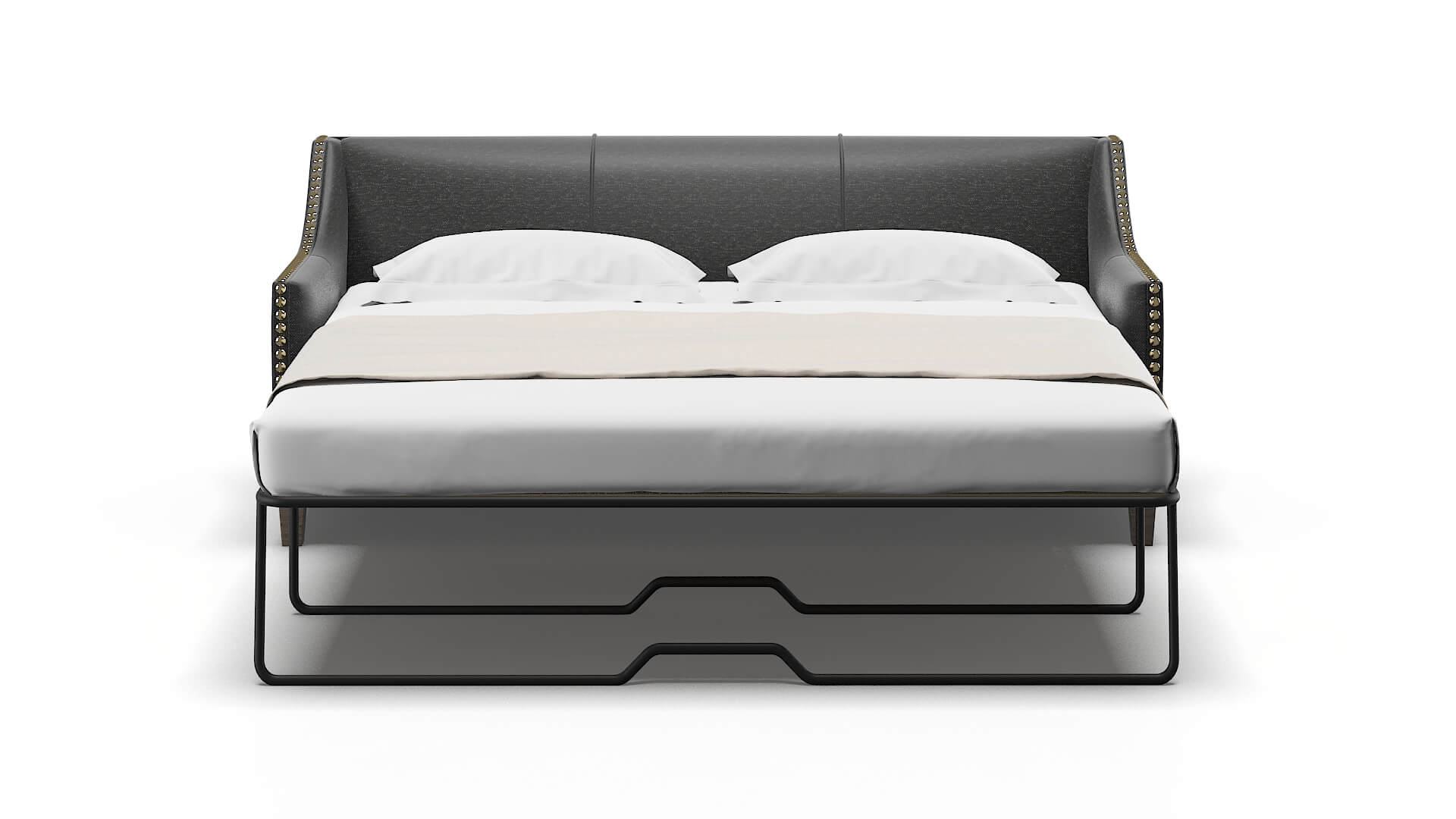 Amsterdam Phoenix Charcoal Sofa Sleeper Espresso legs 1