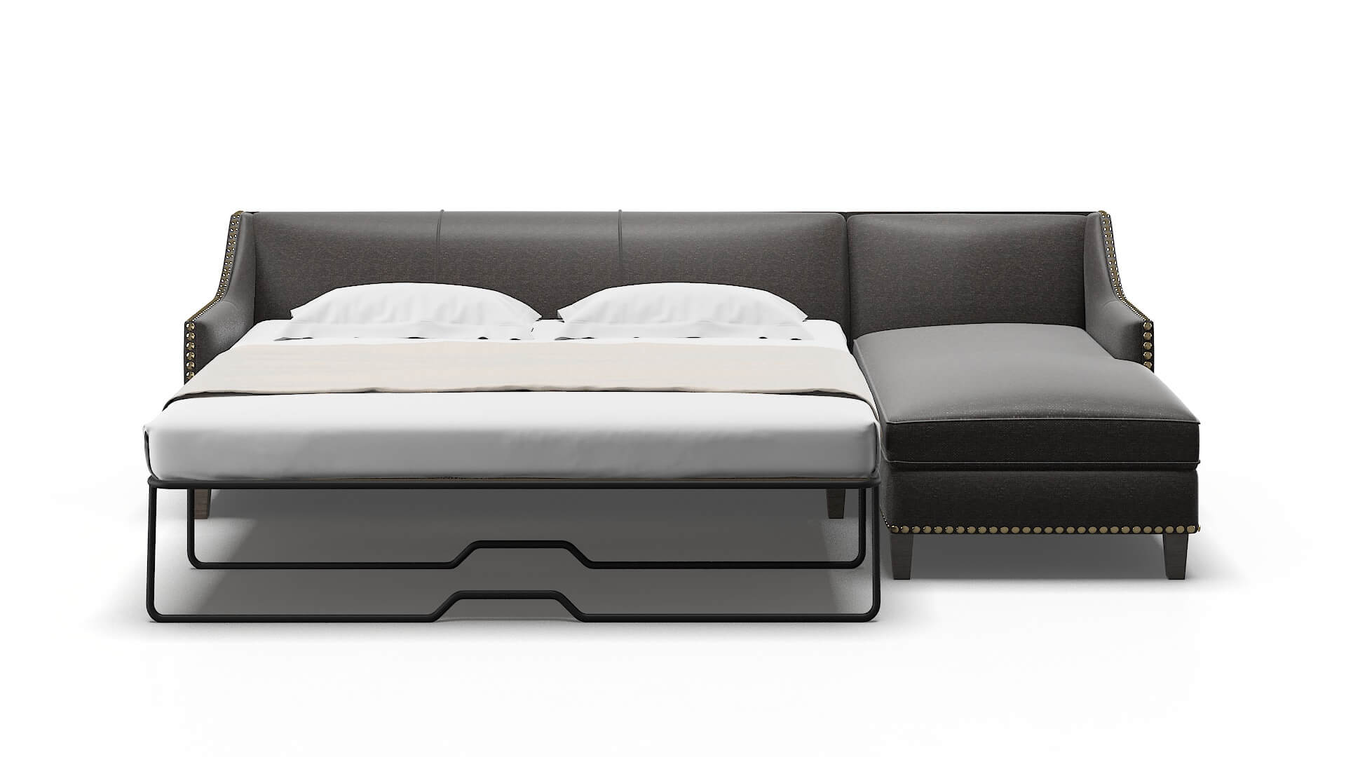 Amsterdam Phoenix Chocolate Panel Sleeper Espresso legs 1