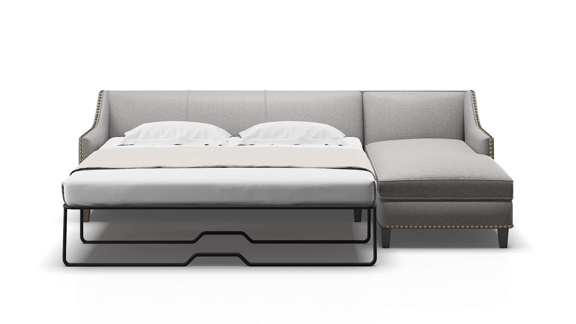 Amsterdam Phoenix Smoke Panel Sleeper Espresso legs 1