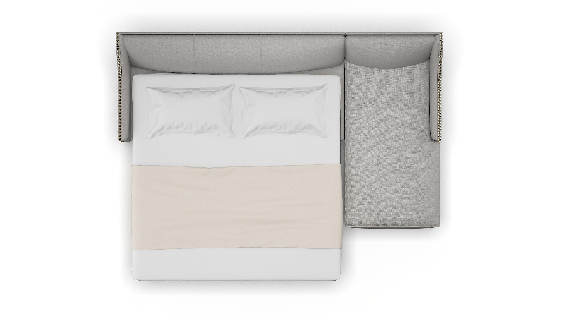 Amsterdam Phoenix Smoke Panel Sleeper Espresso legs 3