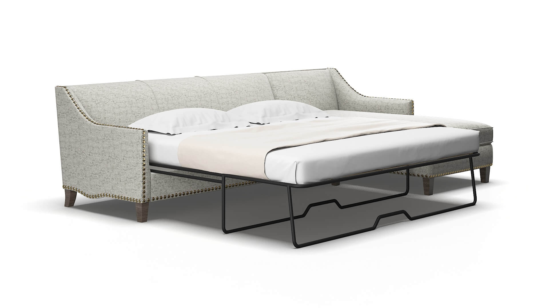 Amsterdam Prime gravel Panel sleeper Espresso Legs  2