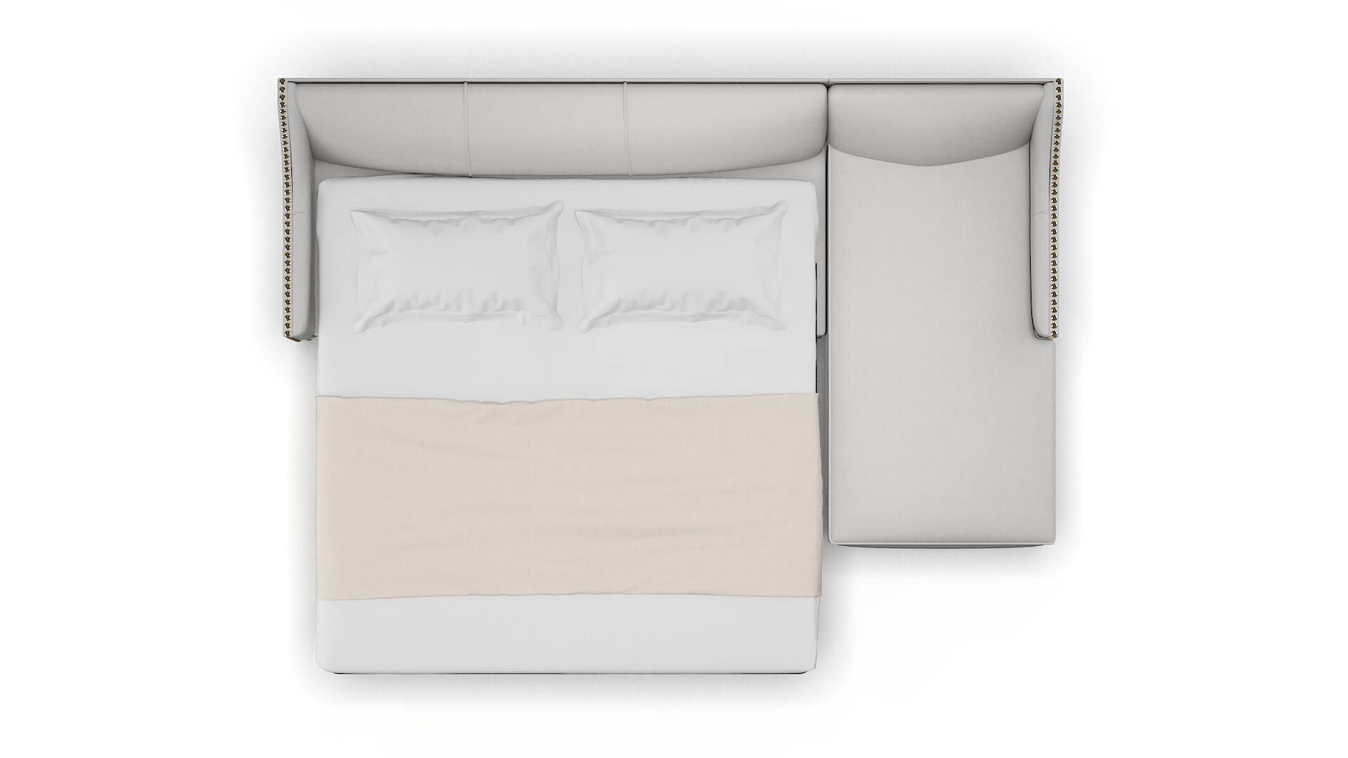 Amsterdam Prisma Steam Panel Sleeper Espresso legs 3