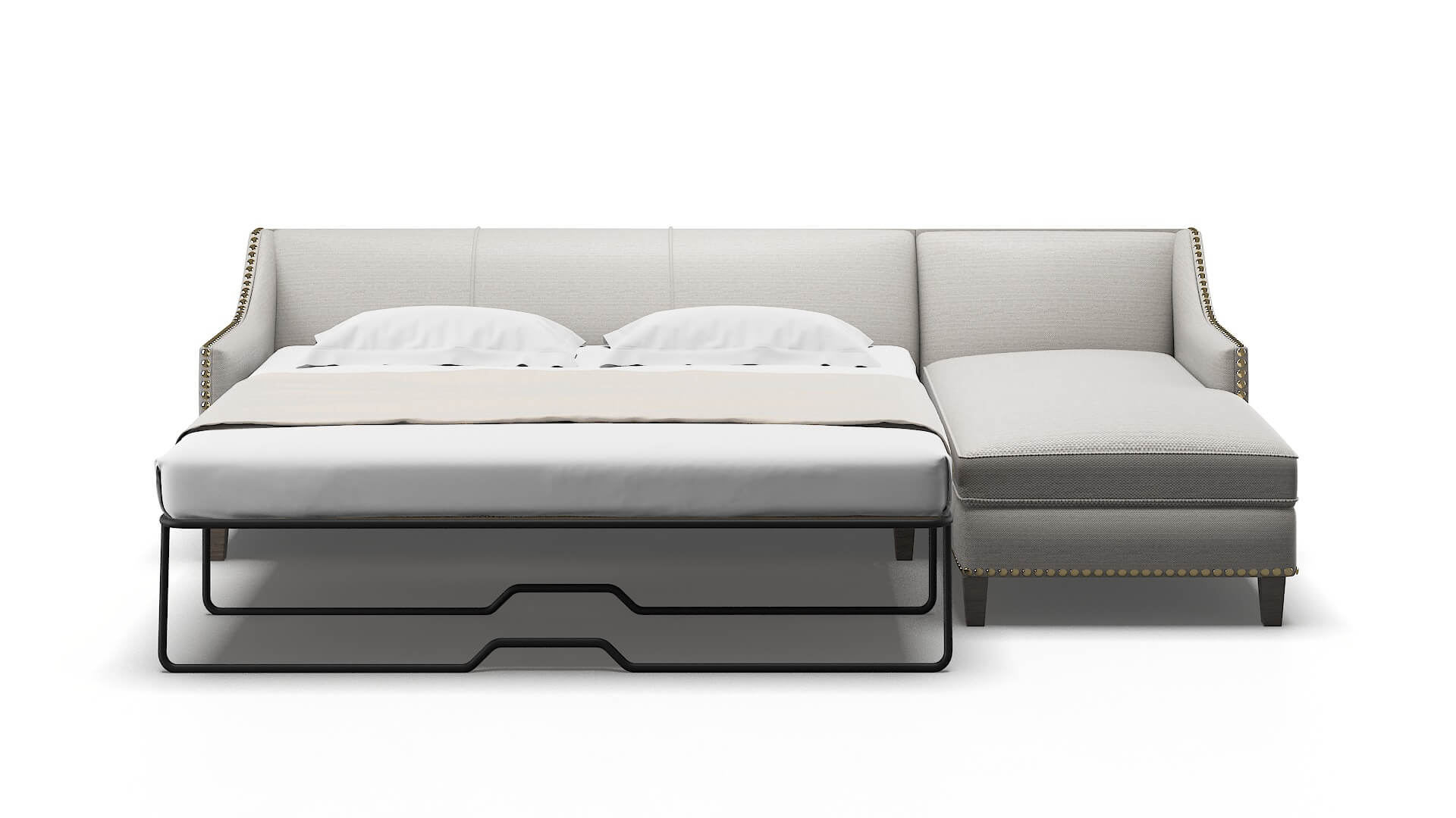 Amsterdam Redondo Stone Panel Sleeper Espresso legs 1