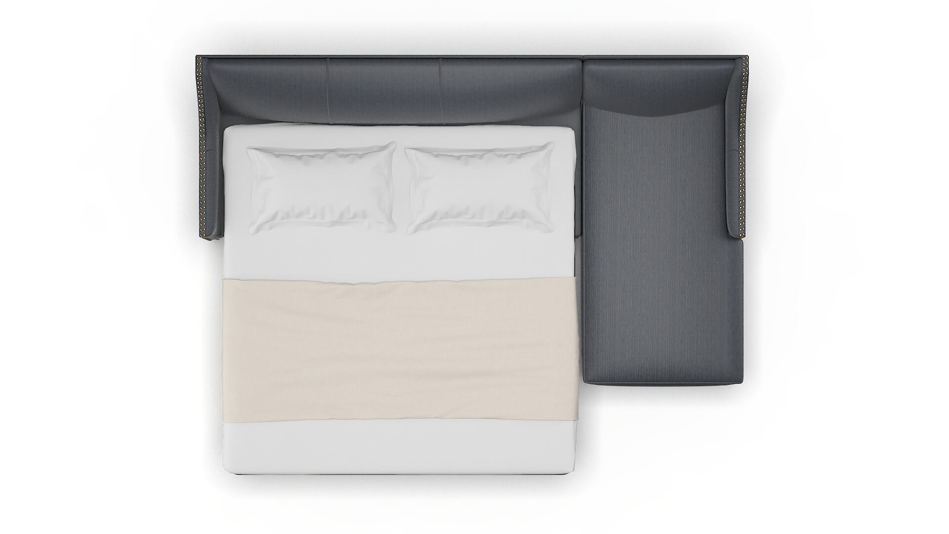 Amsterdam Rocket Eclipse Panel Sleeper Espresso legs 3