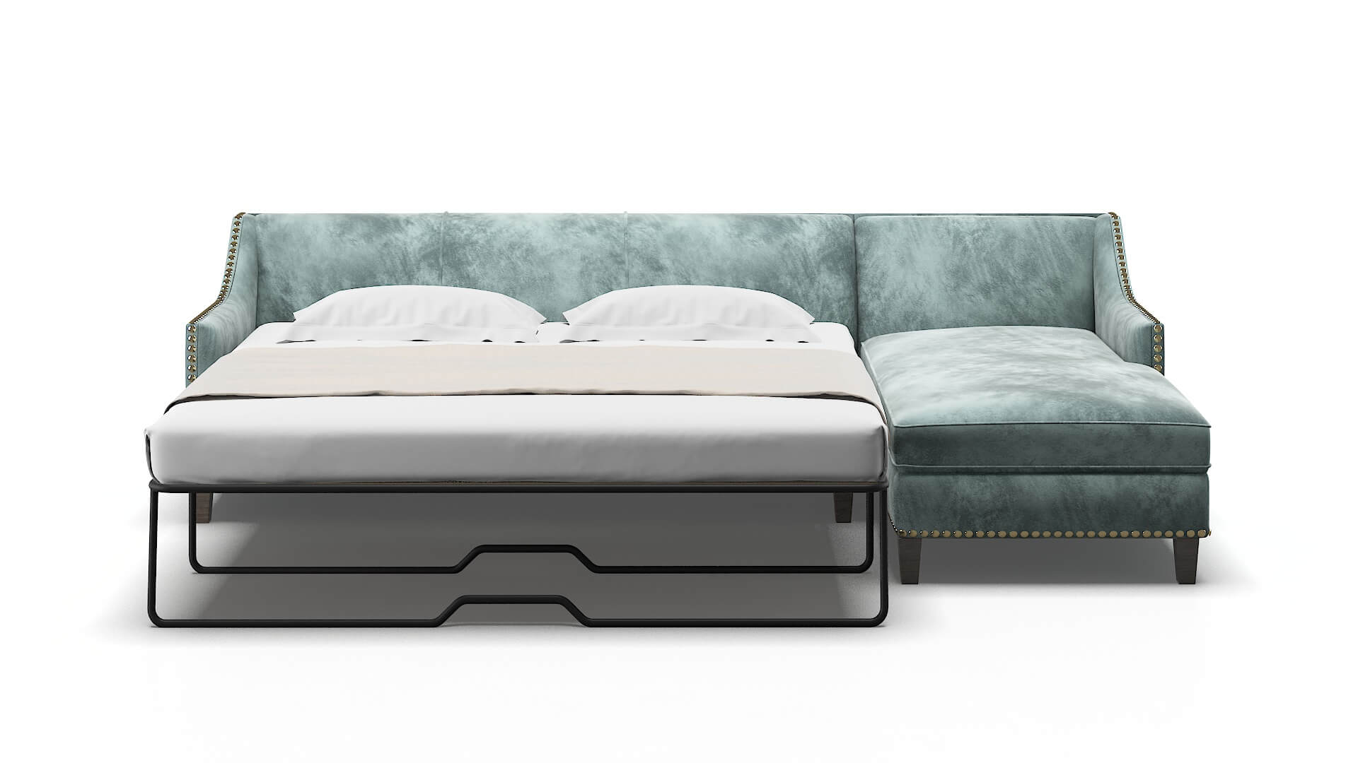 Amsterdam Royale Cloud Panel Sleeper Espresso legs 1