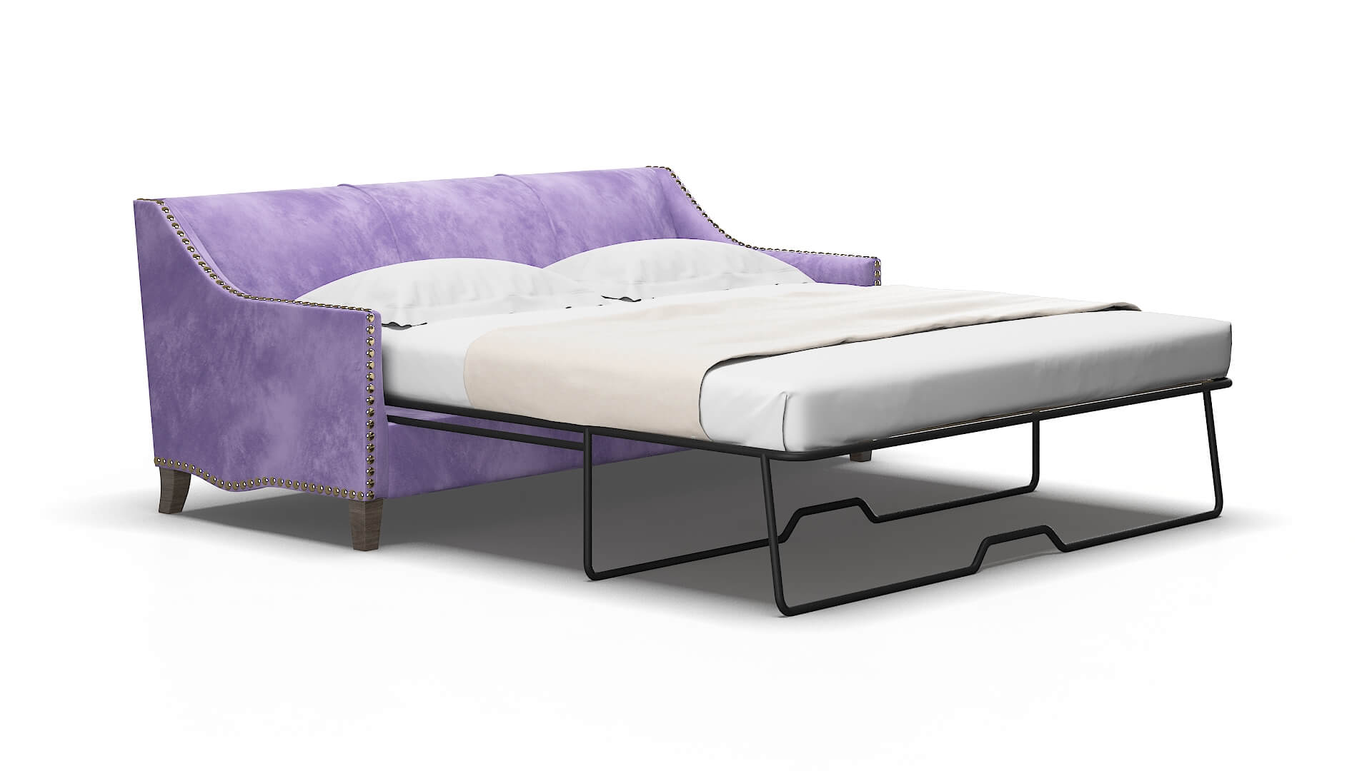 Amsterdam Royale lavender Sofa sleeper Espresso Legs  2