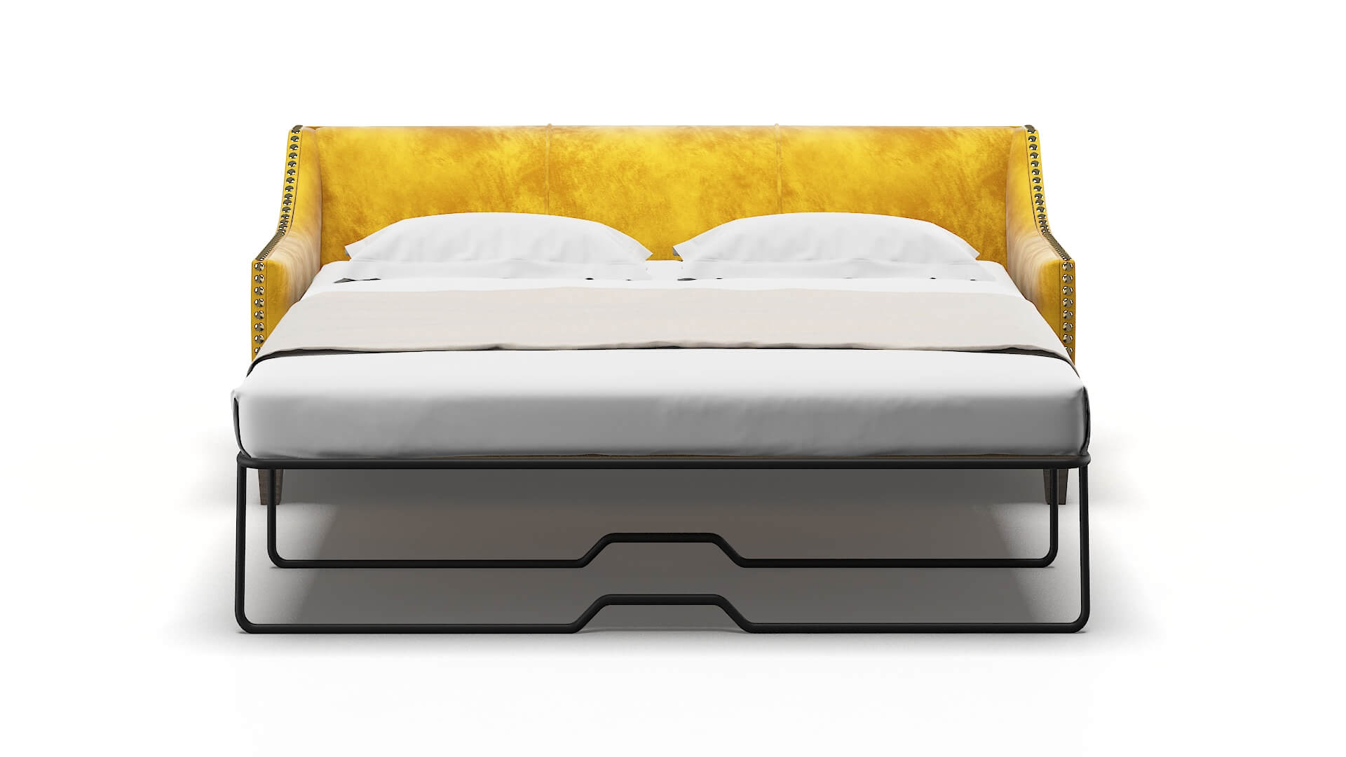 Amsterdam Royale Marigold Sofa Sleeper Espresso legs 1