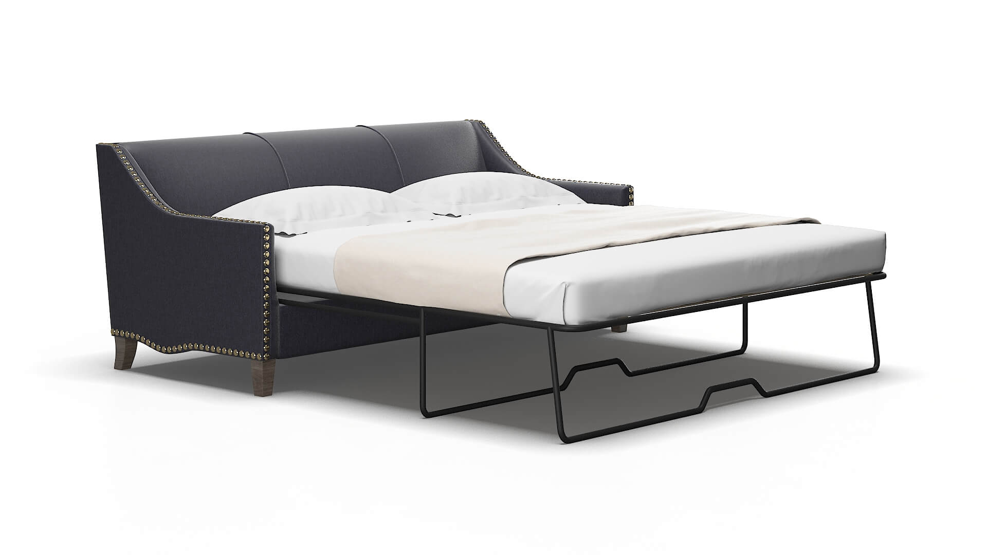 Amsterdam Sasha navy Sofa sleeper Espresso Legs  2
