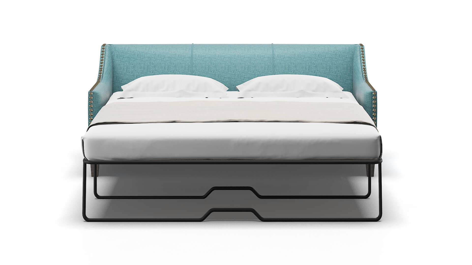 Amsterdam Simplex Blue_moon Sofa Sleeper Espresso legs 1